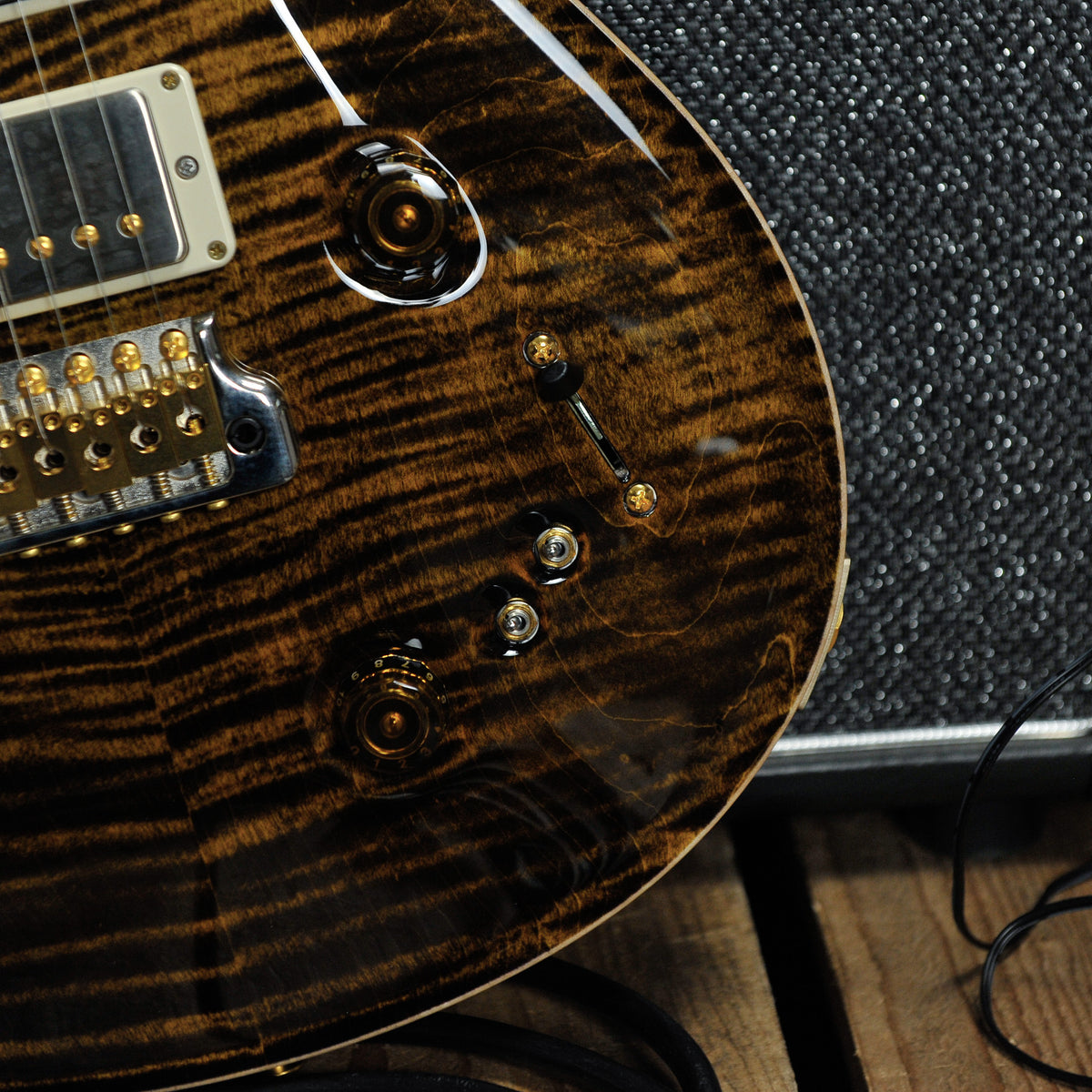 PRS Special Semi Hollow 10 Top, Yellow Tiger w/Case