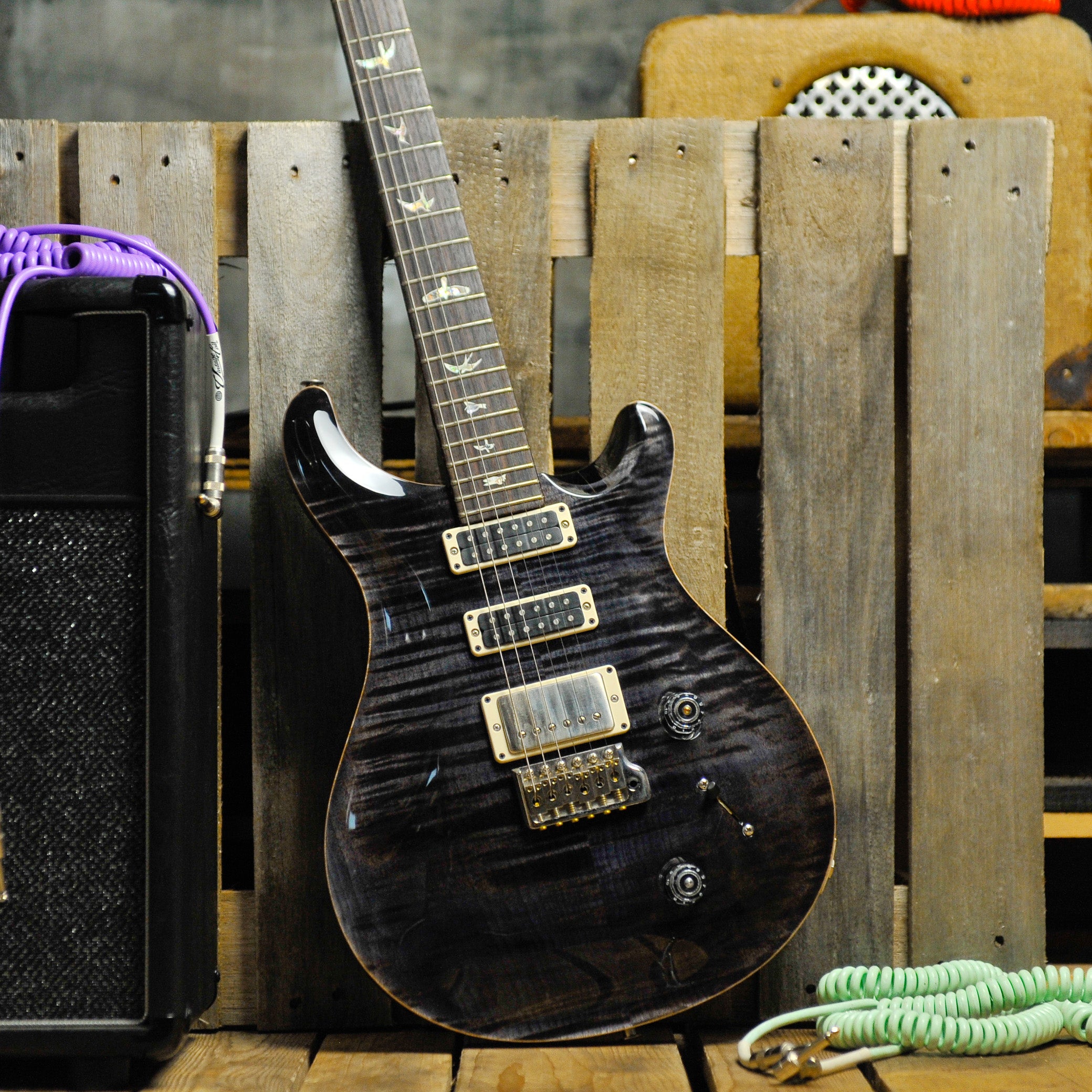 PRS Studio: Electric Guitar Grey Black w/Case