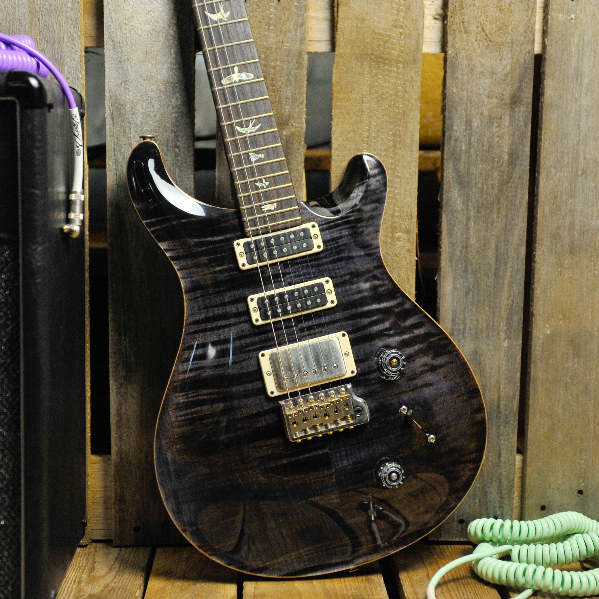 PRS Studio: Electric Guitar Grey Black w/Case