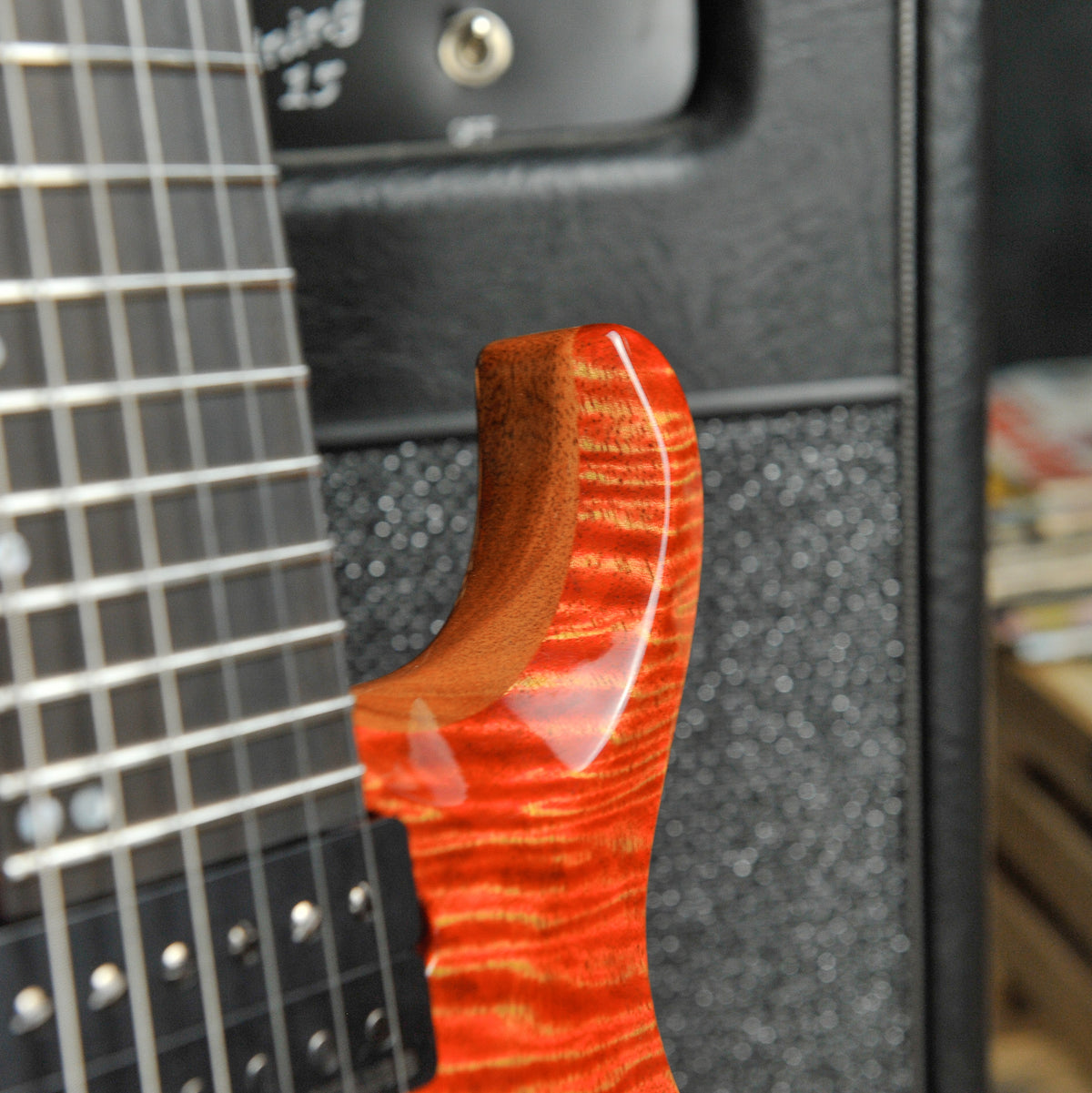 PRS Tekton Electric Guitar Imperial Topaz Natural Neck