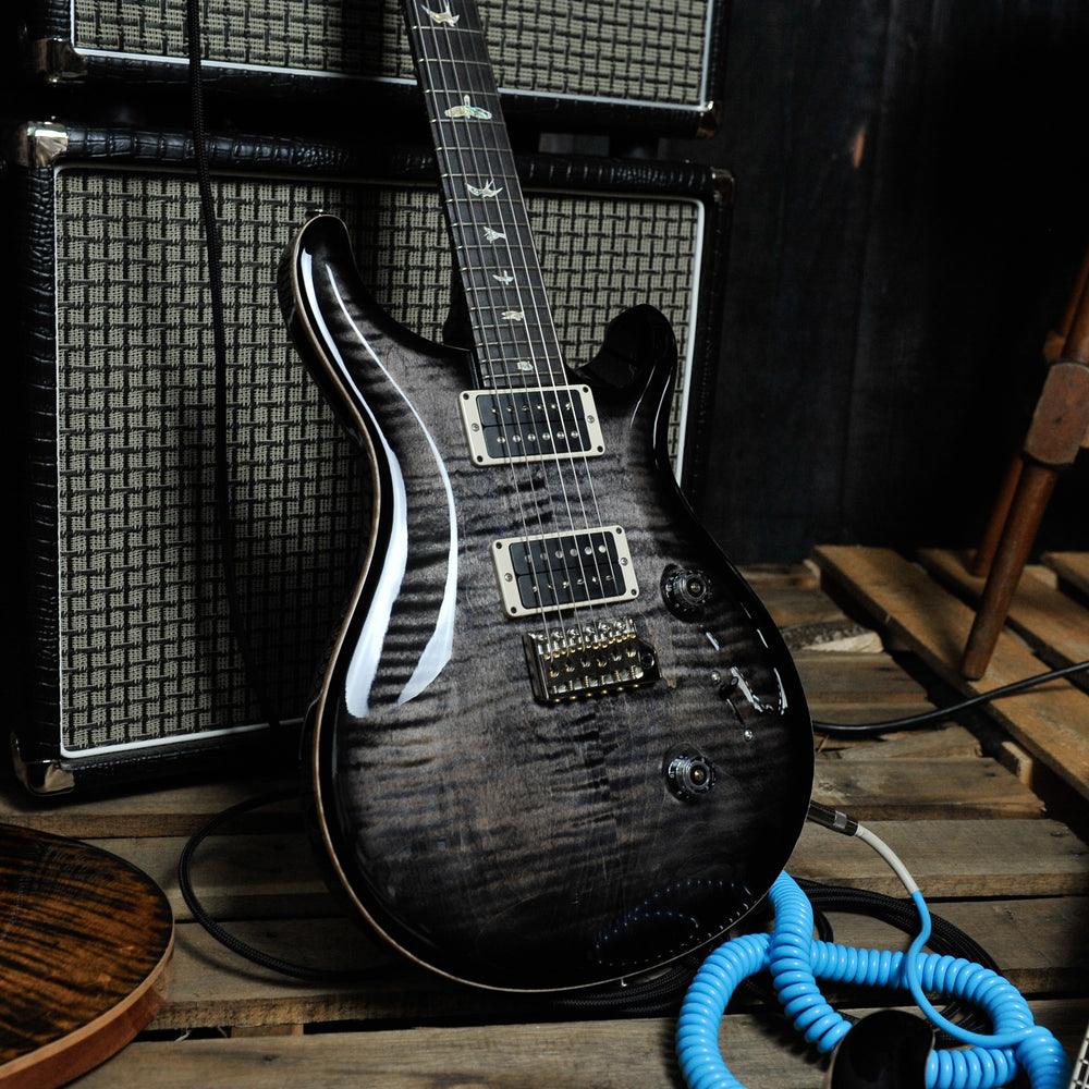 PRS Custom 24 Pattern Thin Neck - Charcoal Burst