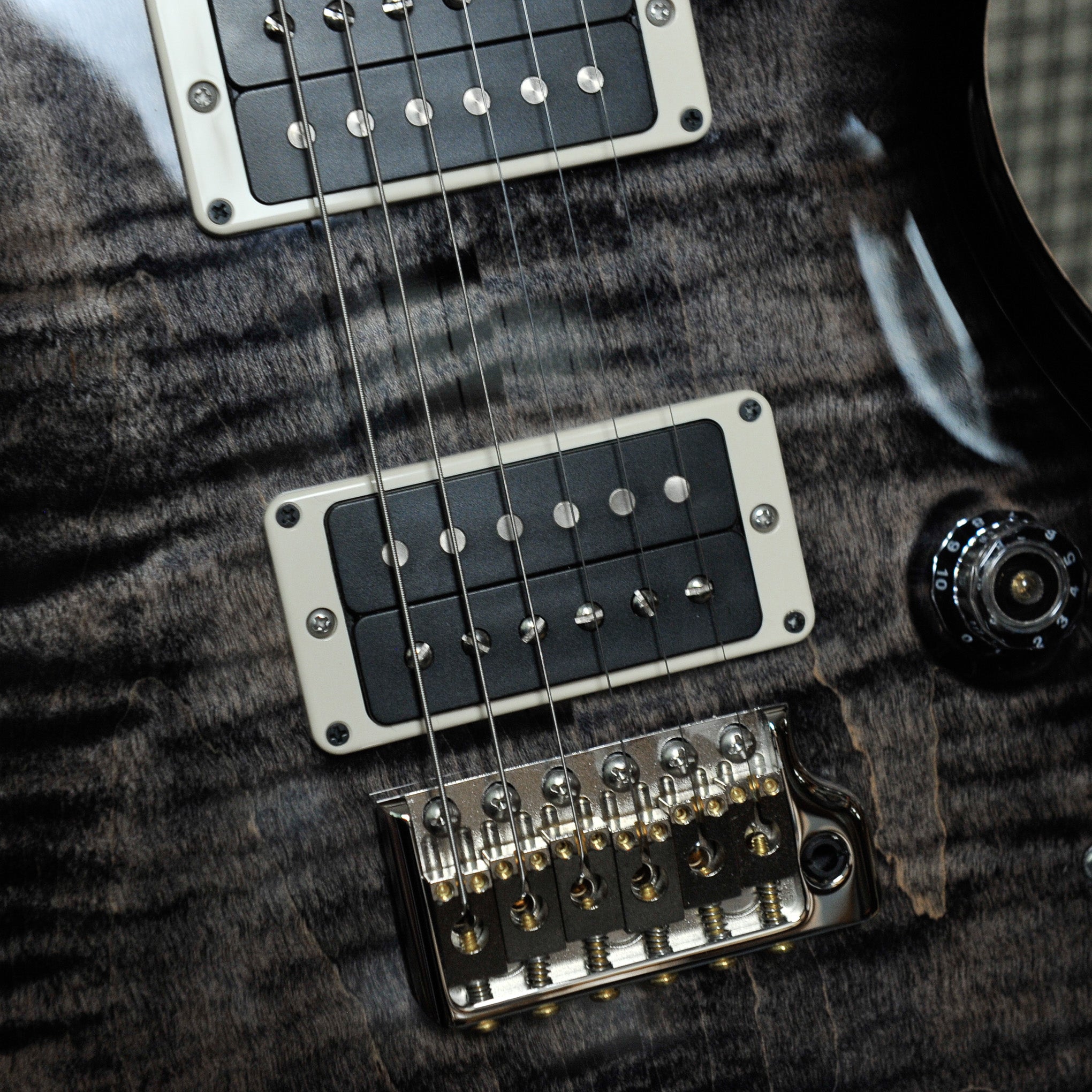 PRS Custom 24 Pattern Thin Neck - Charcoal Burst