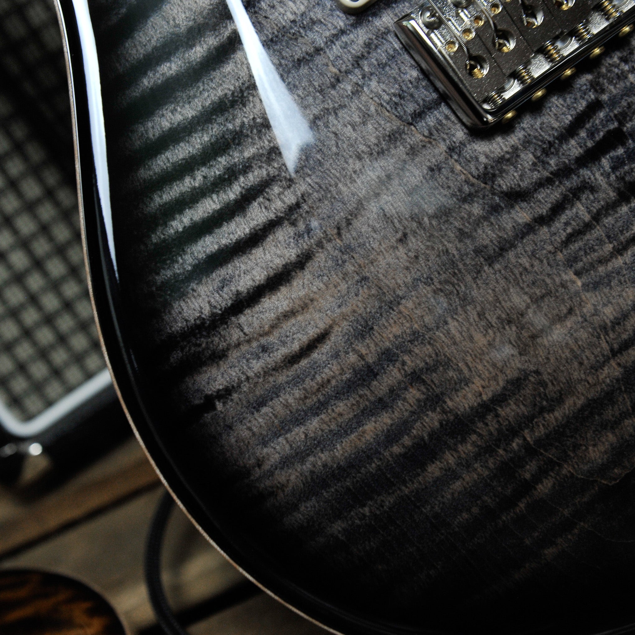 PRS Custom 24 Pattern Thin Neck - Charcoal Burst