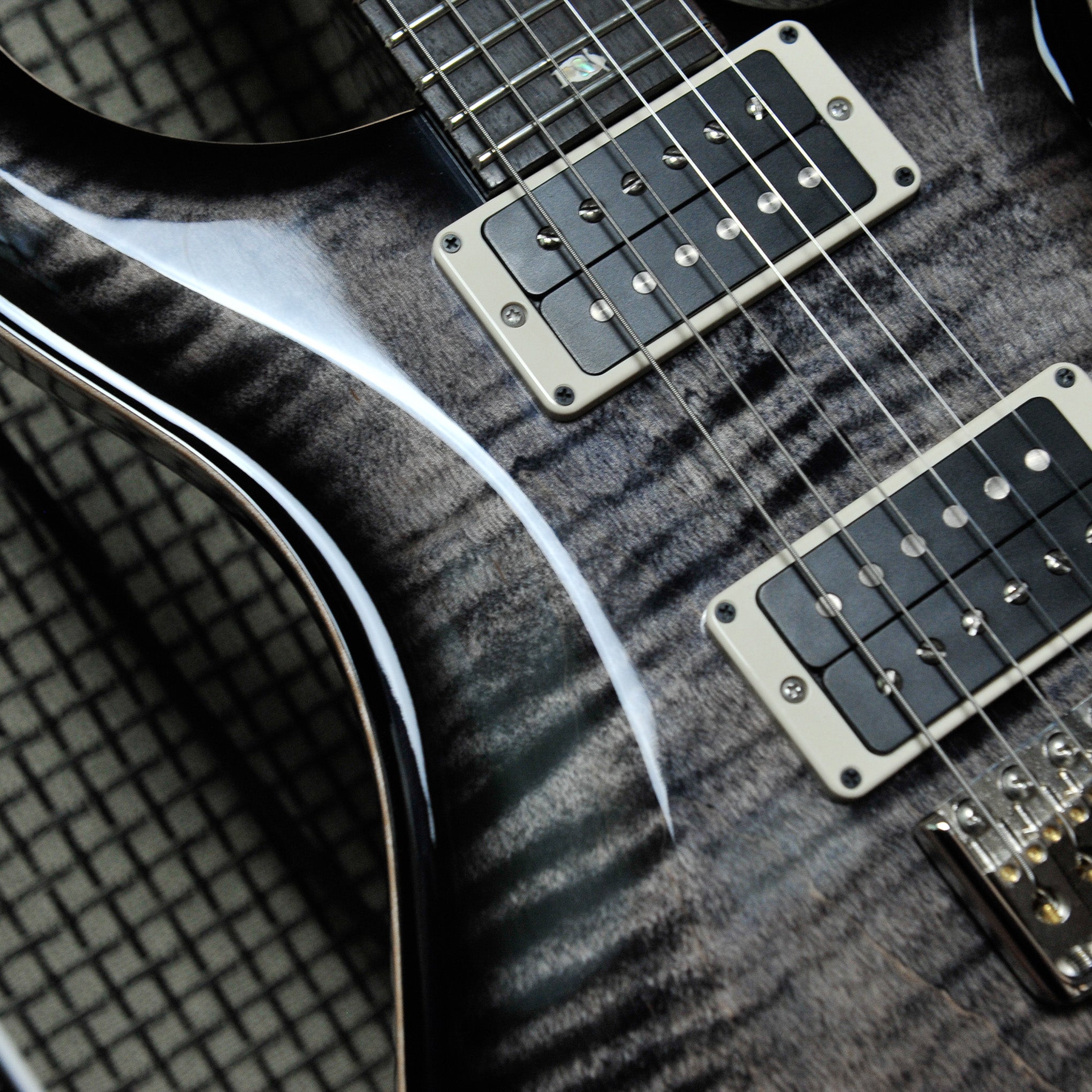 PRS Custom 24 Pattern Thin Neck - Charcoal Burst