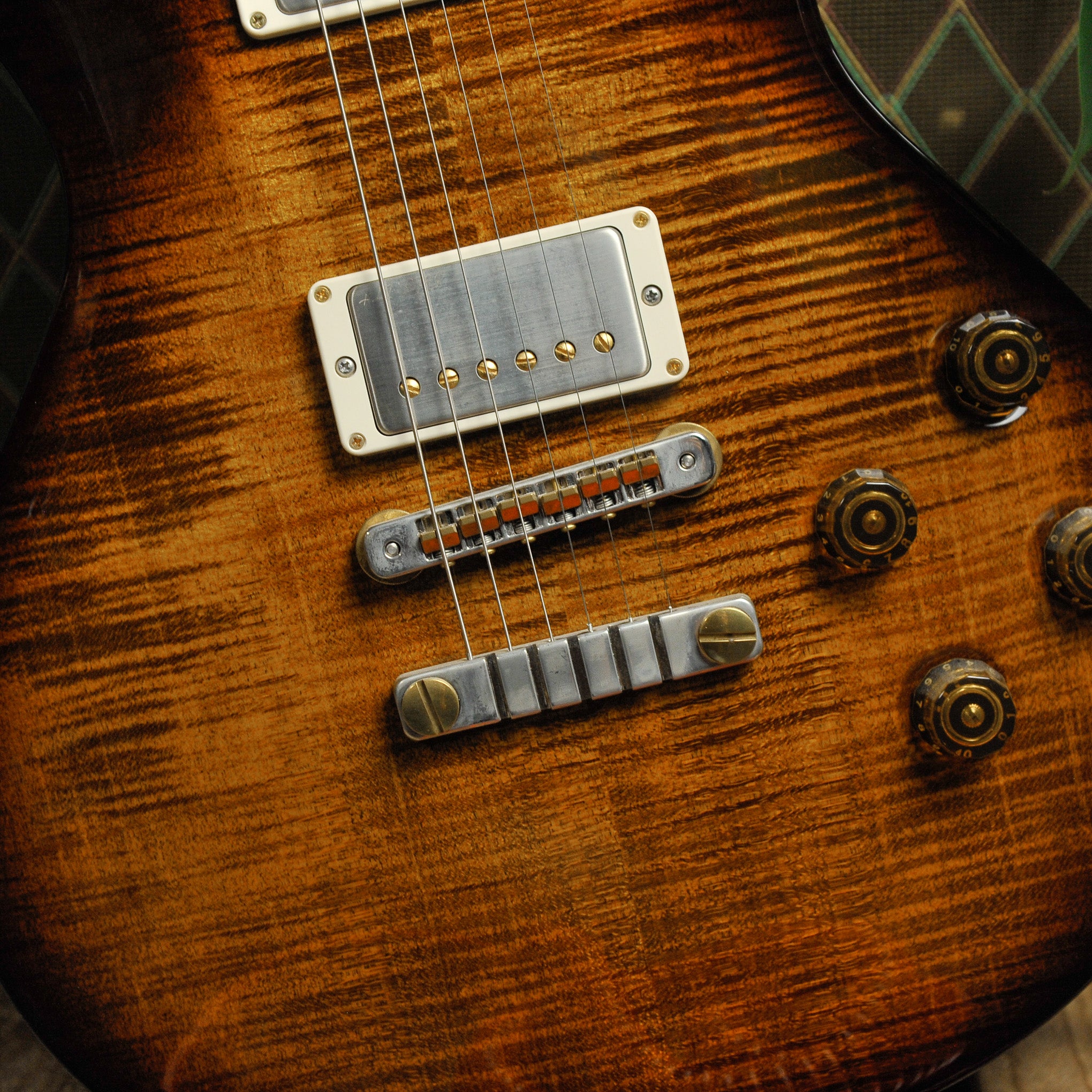 PRS Singlecut McCarty SC 594 10 Top, Black Gold Burst