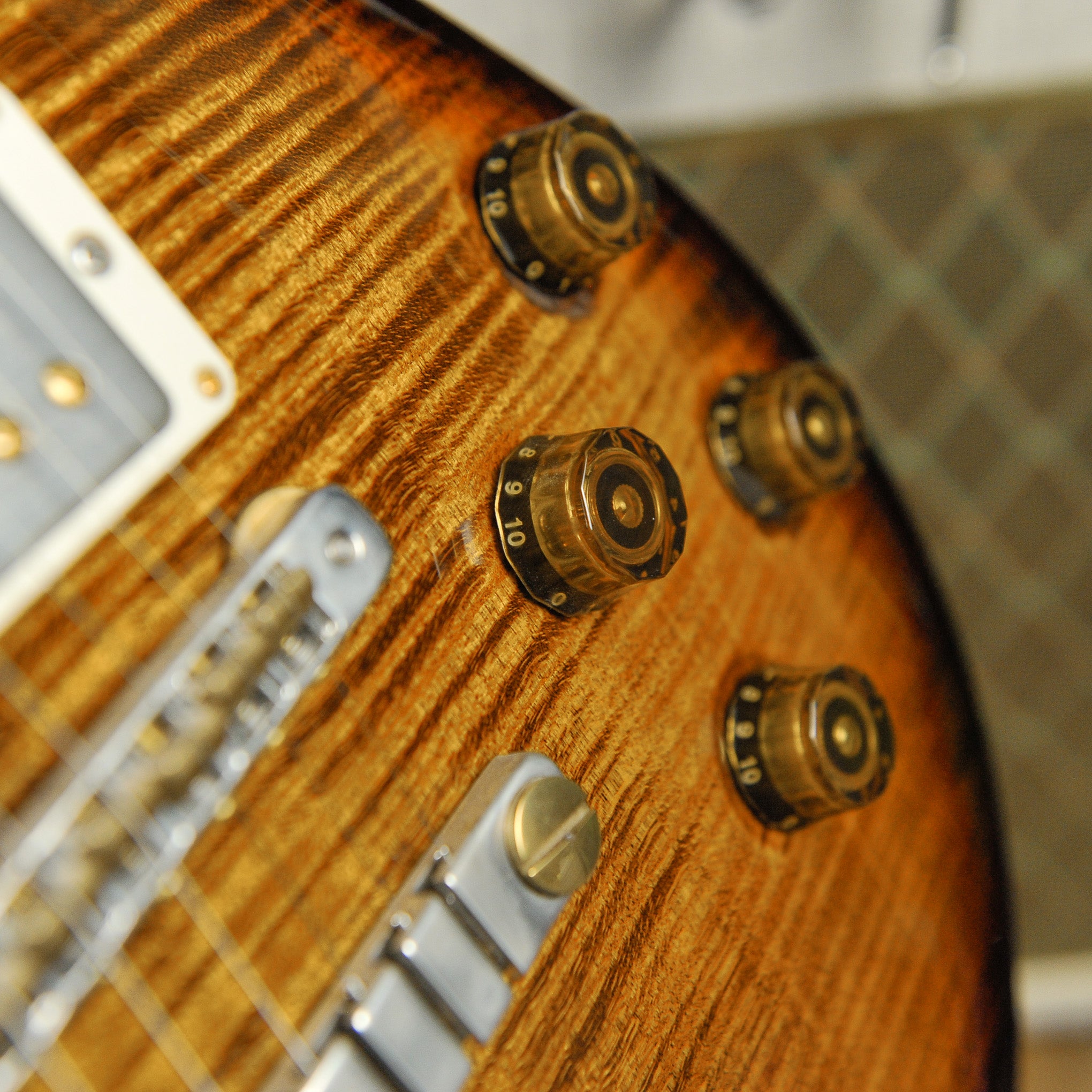 PRS Singlecut McCarty SC 594 10 Top, Black Gold Burst