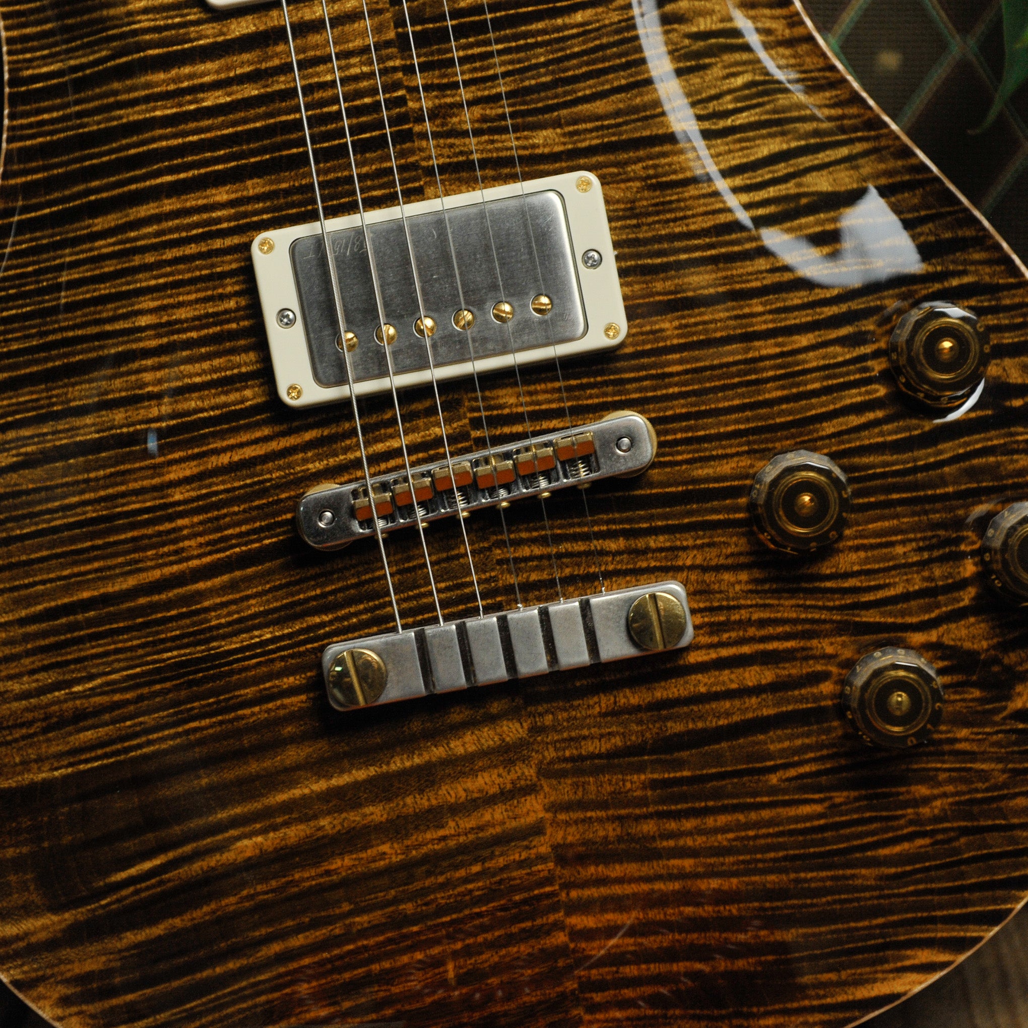 PRS McCarty 594 10 Top, Yellow Tiger w/Case