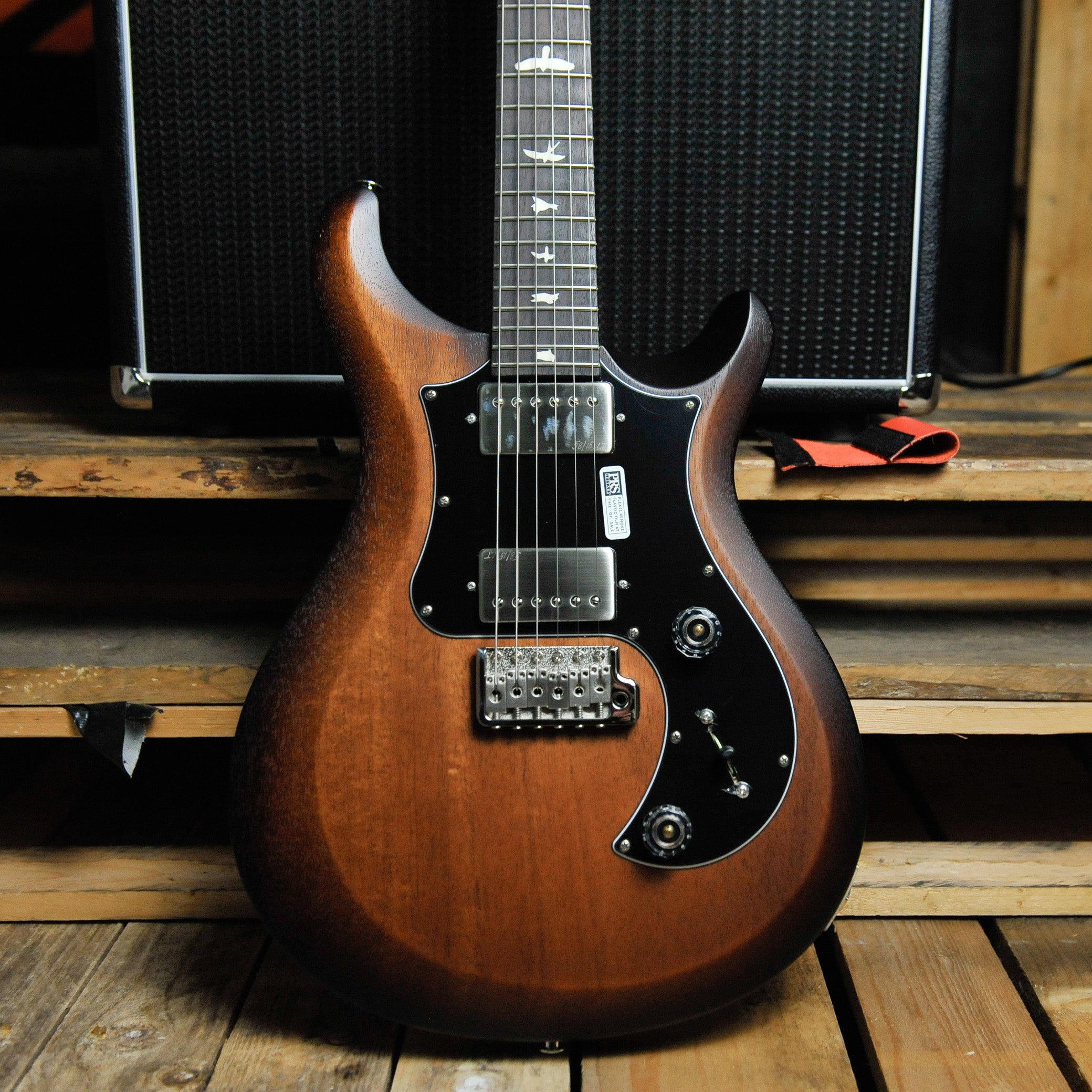 PRS S2 Standard 24 Satin McCarty Tobacco Sunburst Birds w/Bag