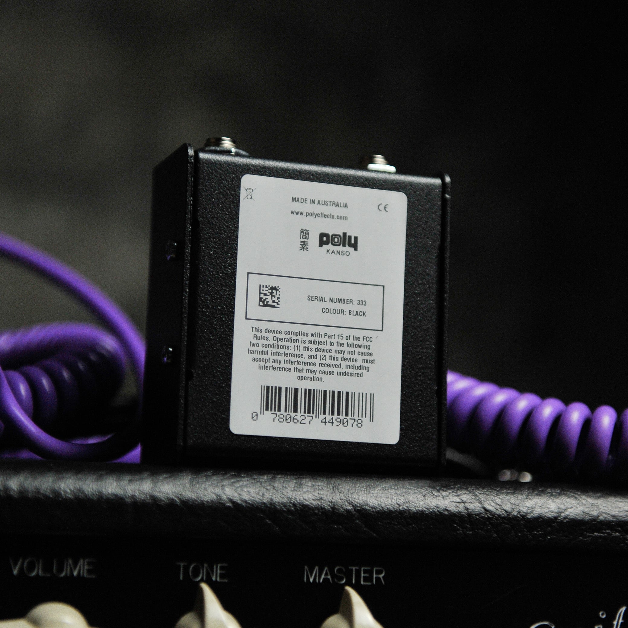 Poly Effects Kanso Josh Smith Overdrive Pedal