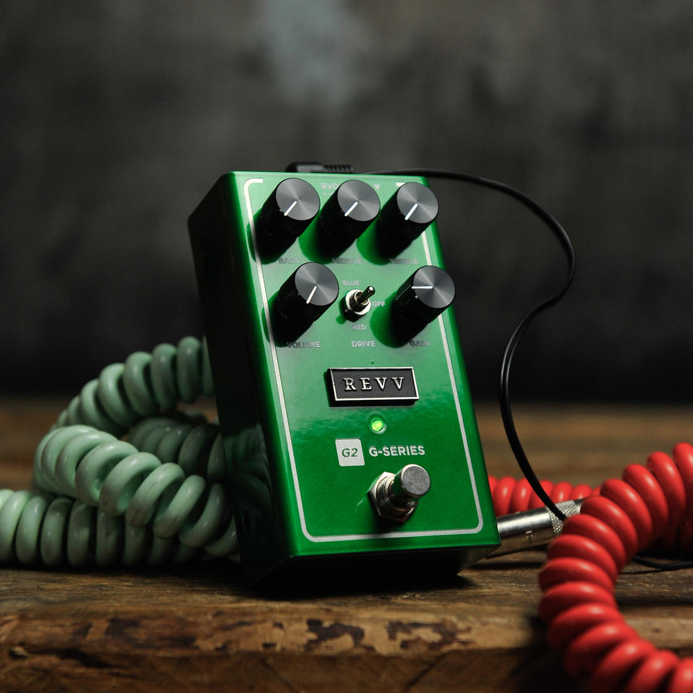 REVV G2 v2 Green Channel Transparent Overdrive Pedal