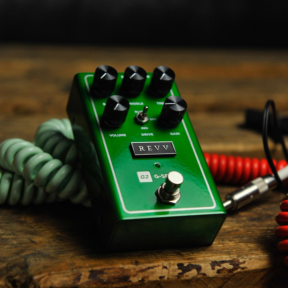 REVV G2 v2 Green Channel Transparent Overdrive Pedal