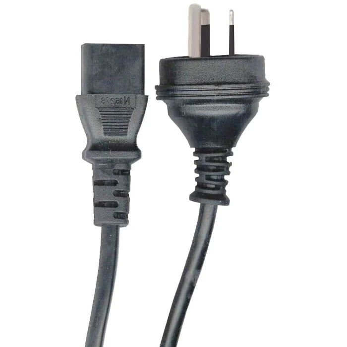 Australasian IEC-C13 10 Amp AC Power Lead Kettle Cord 2m