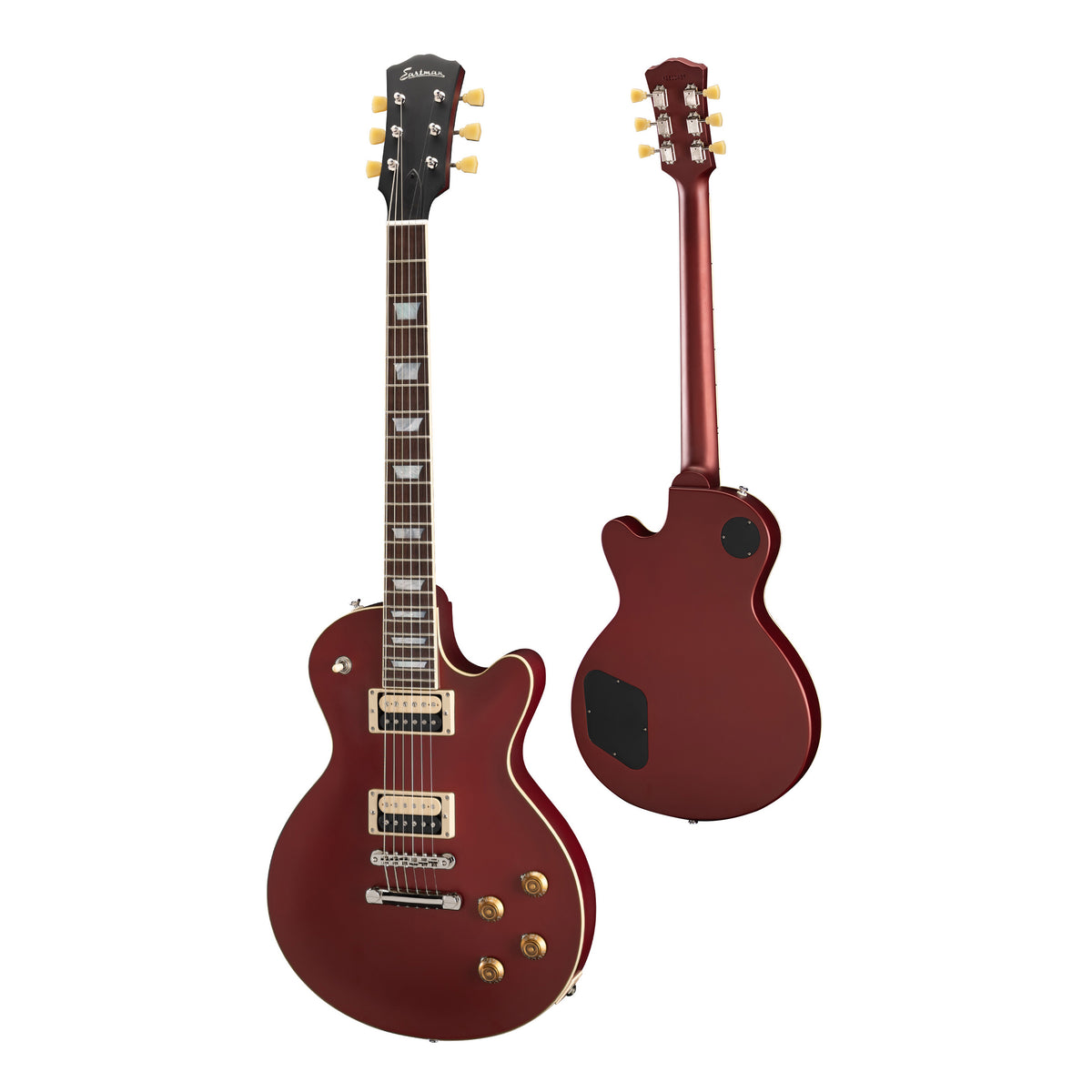 Eastman SB59/S-BR Solid Body Electric Guitar - Satin Burgandy Red