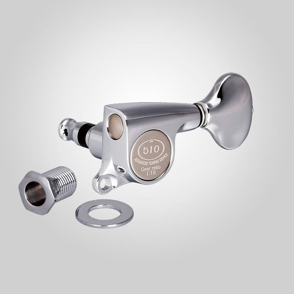 Gotoh SGL-510 3xPer Side Chrome Machine Heads (Set of 6)