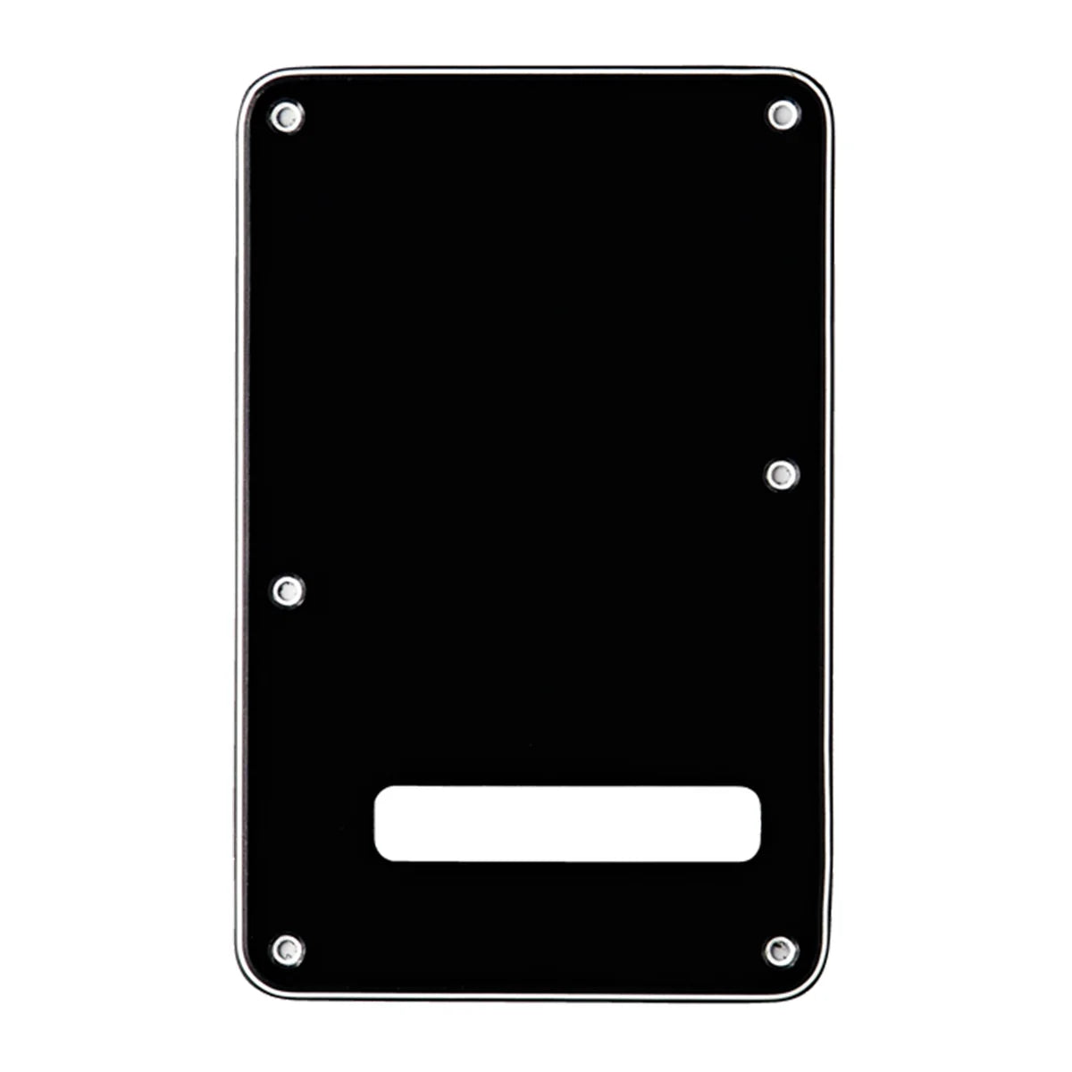 Fender Backplate, Stratocaster®, Black (B/W/B), 3-Ply