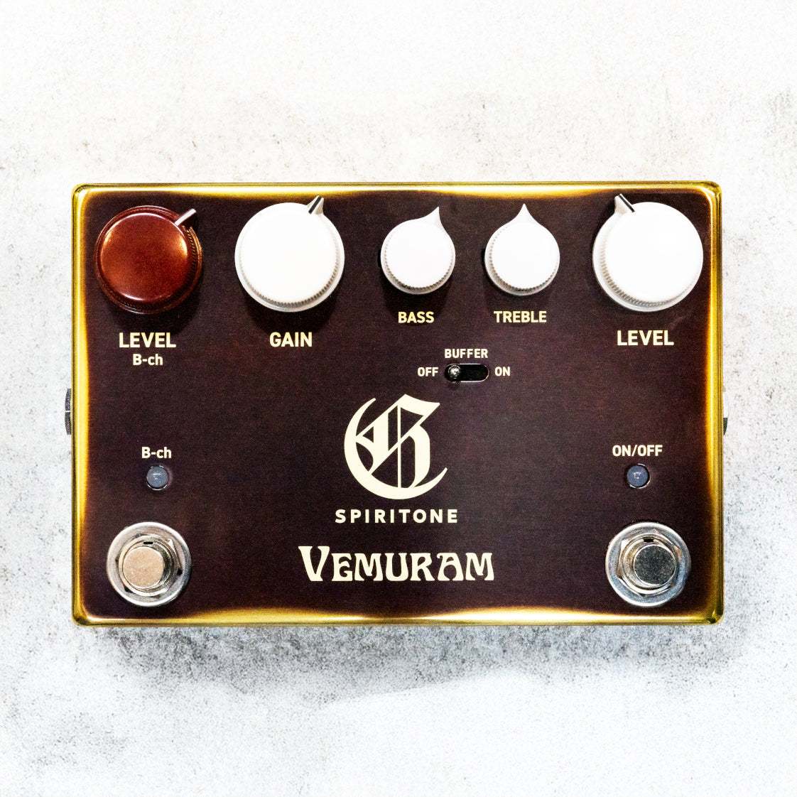 Vemuram Spiritone Char Signature Dual Channel Overdrive Pedal