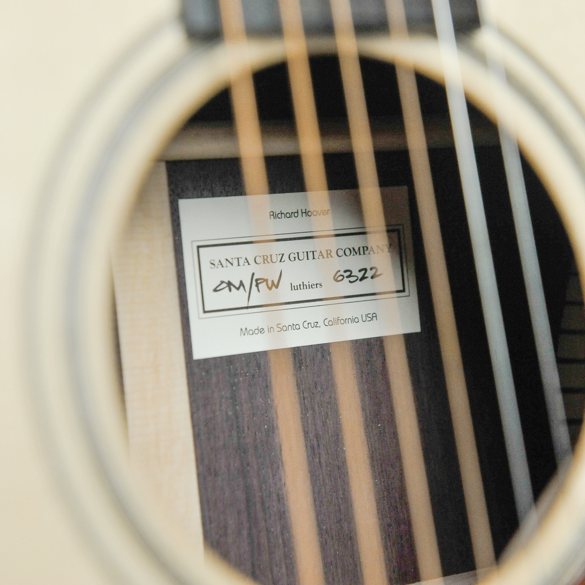 Santa Cruz OM Pre War Acoustic Guitar