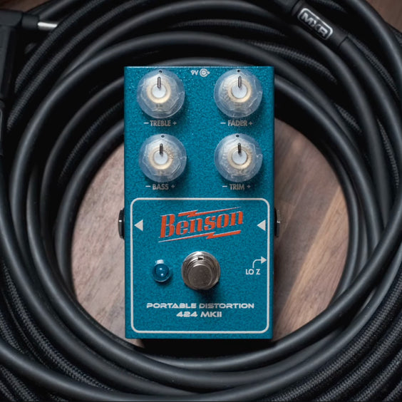 Benson Portable Distortion 424 MkII Pedal - Pre-Order Available - Shipping 19/11/25