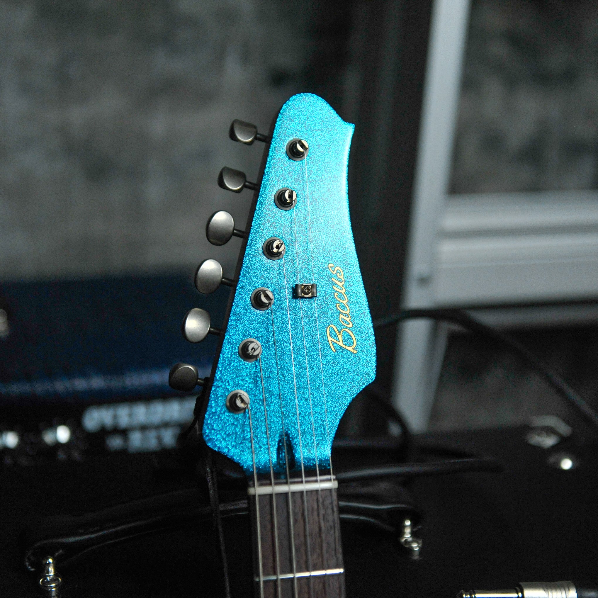 Seth Baccus Argonaut Custom Double Bound Blue Sparkle.