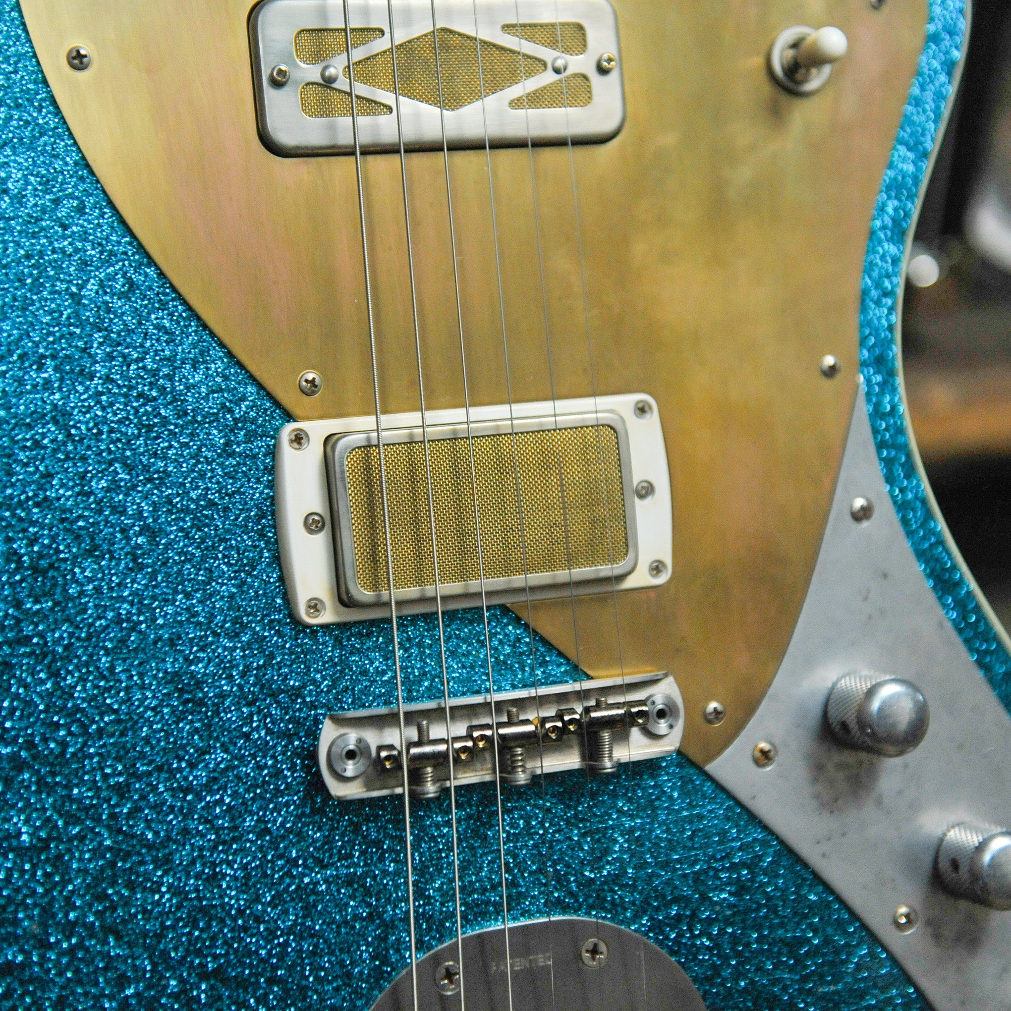 Seth Baccus Argonaut Custom Double Bound Blue Sparkle.