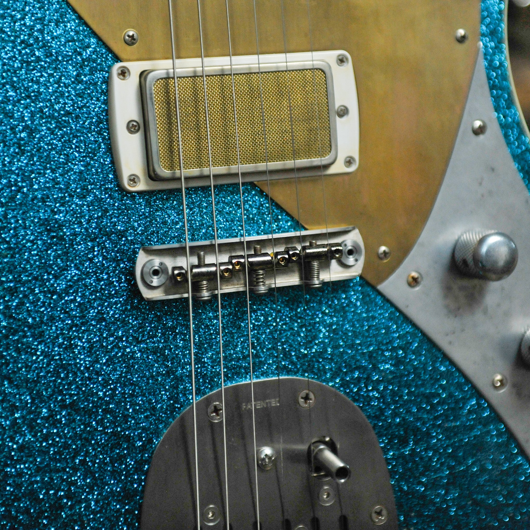 Seth Baccus Argonaut Custom Double Bound Blue Sparkle.