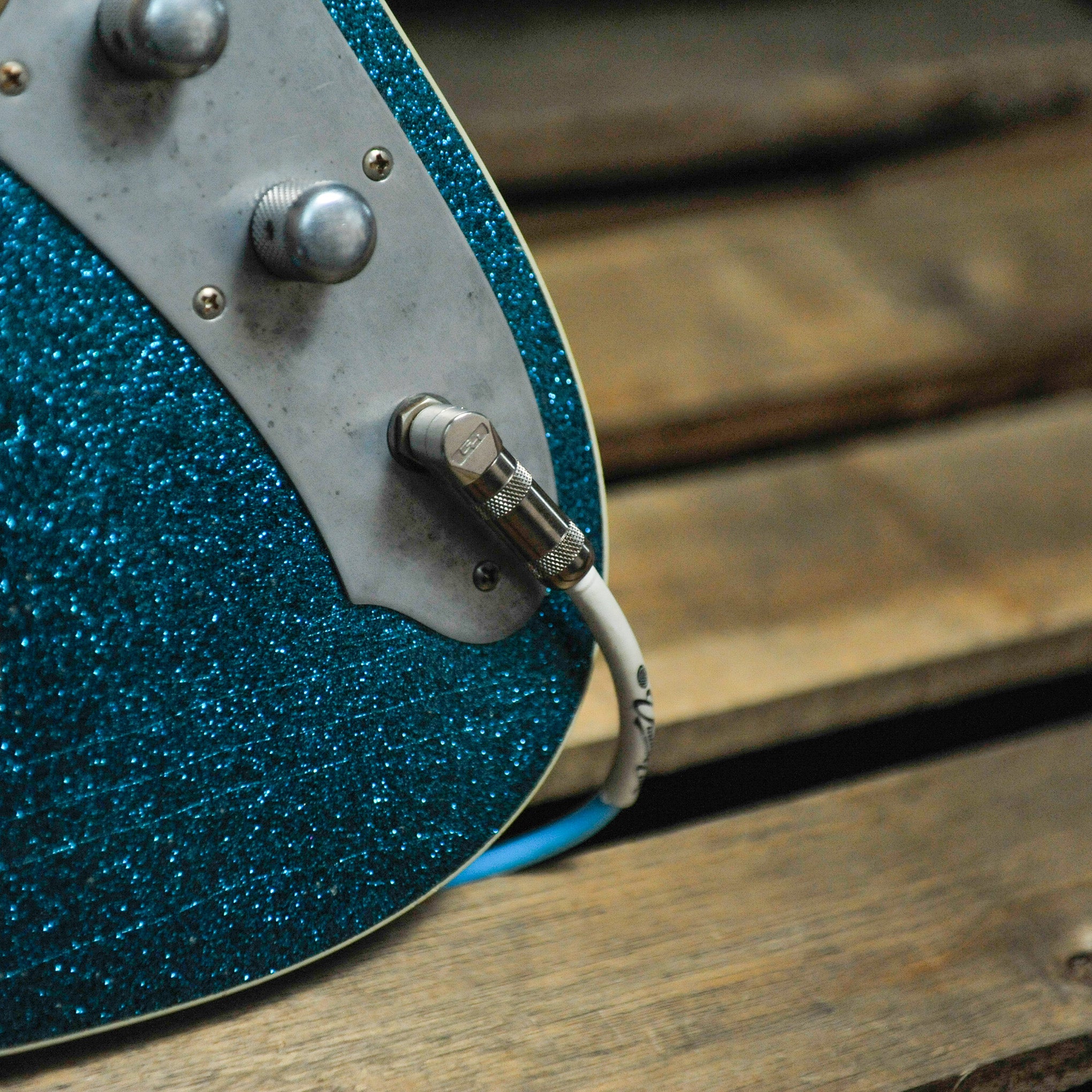 Seth Baccus Argonaut Custom Double Bound Blue Sparkle.