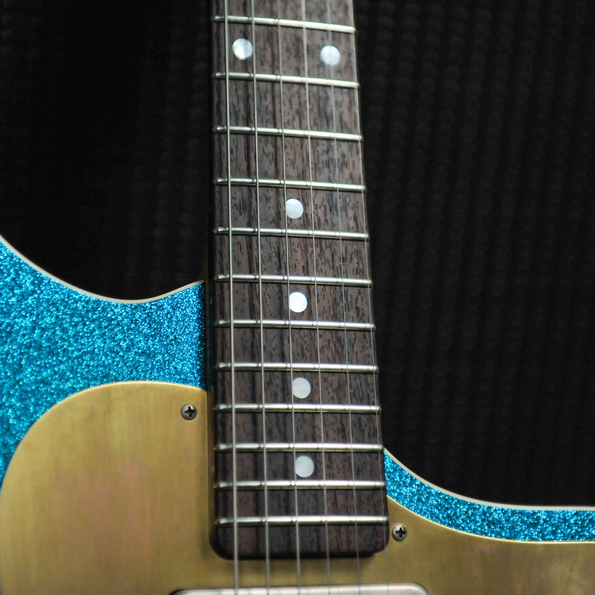 Seth Baccus Argonaut Custom Double Bound Blue Sparkle.