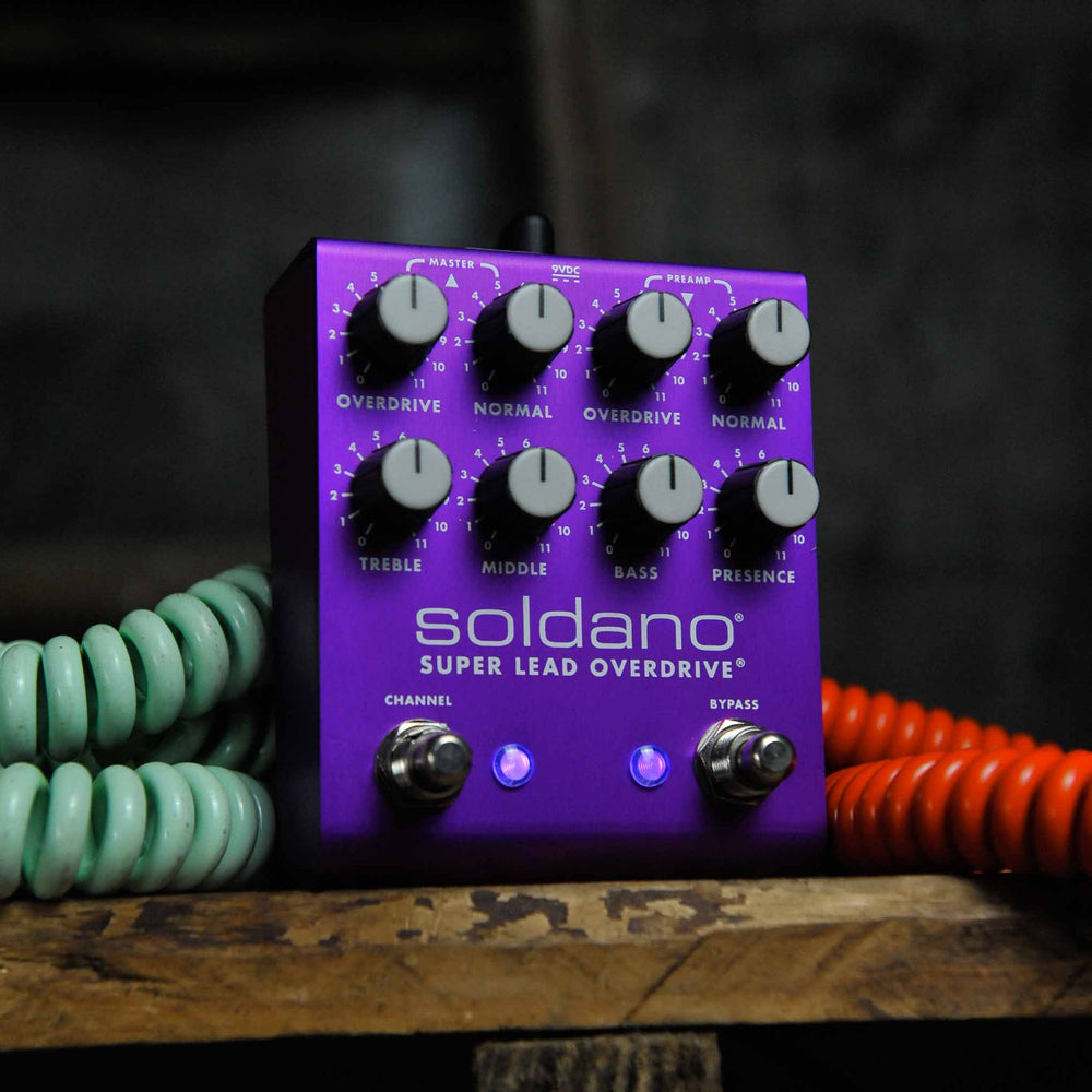 Soldano SLO PLUS Custom Purple Dual-Channel Crunch and Overdrive Pedal