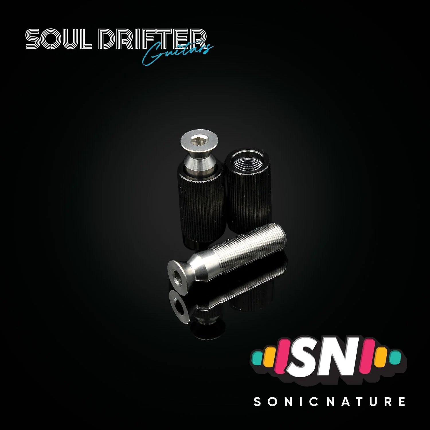 Sonic Nature GR5 Titanium Bridge Posts - Natural