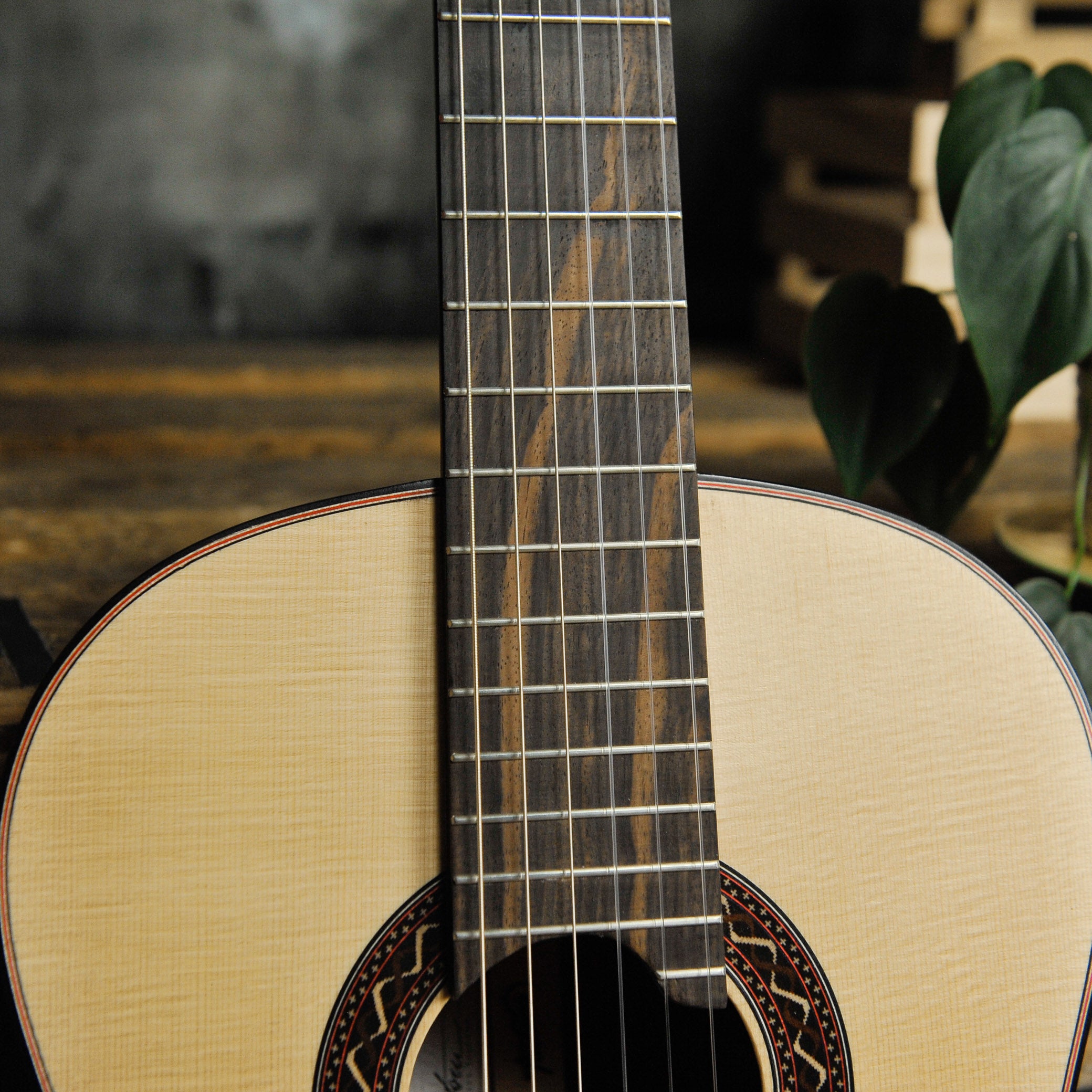 Steve Toscano Concert Classical Padauk Spruce w/Case