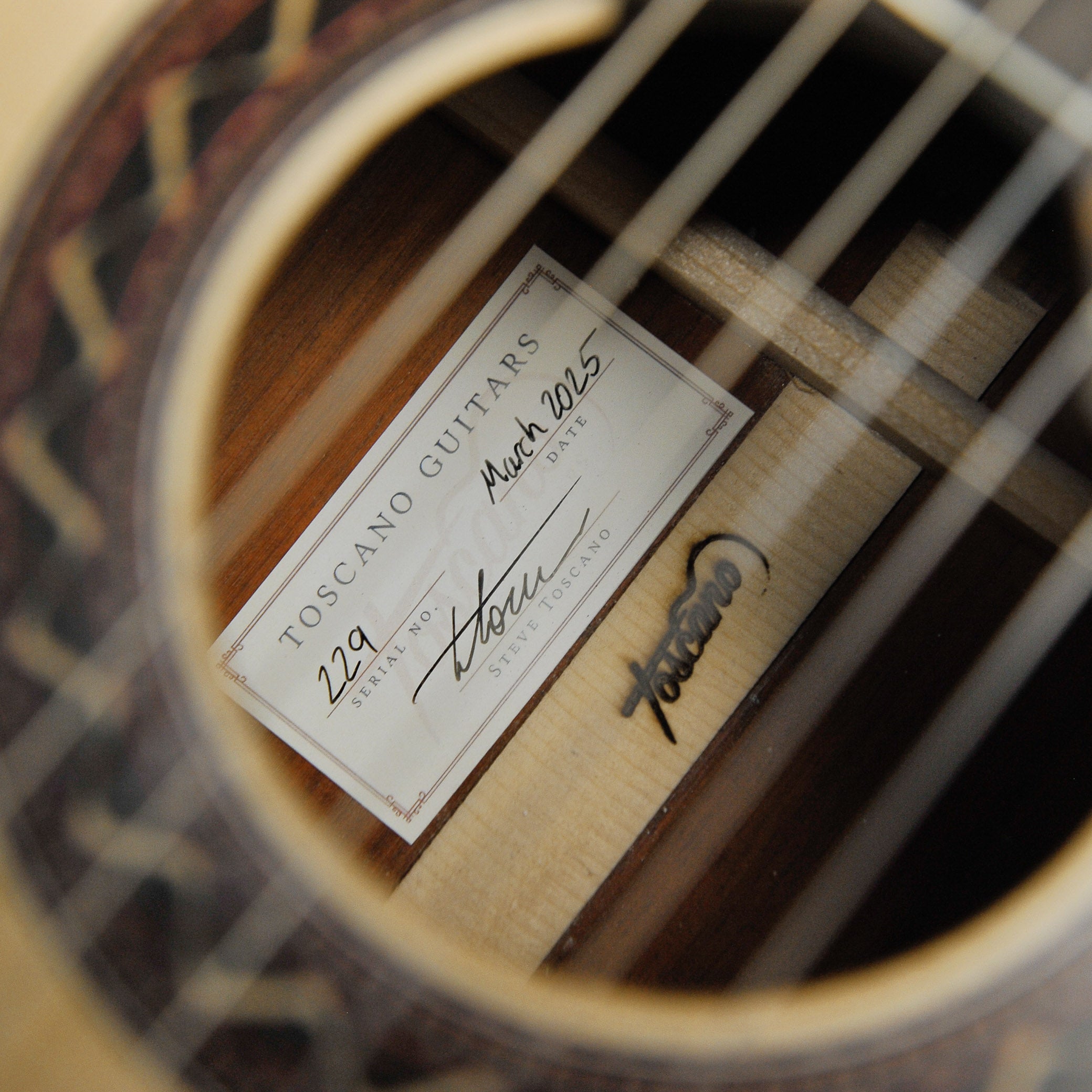 Steve Toscano Concert Classical Padauk Spruce w/Case