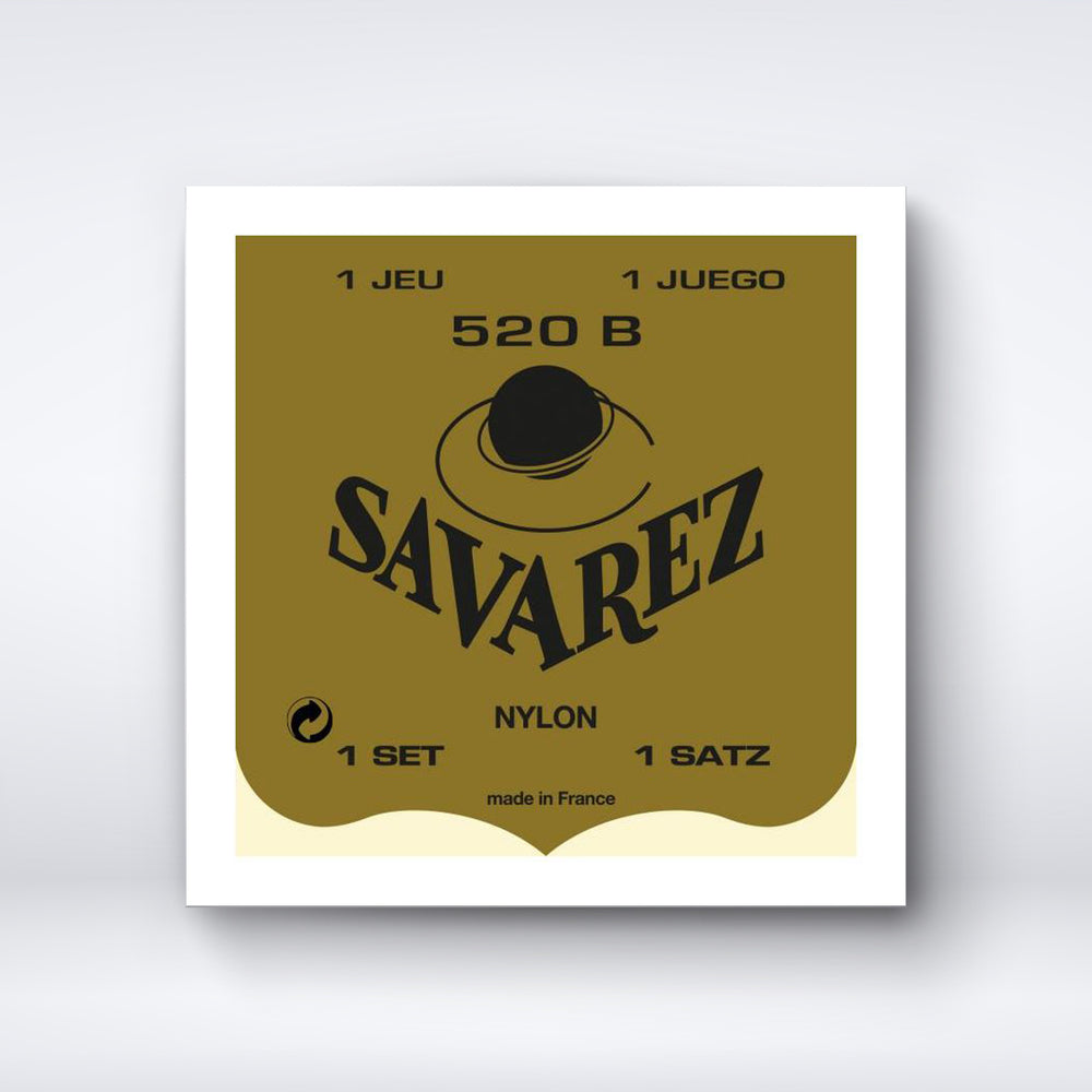 Savarez 520B White Label Low Tension Classical Guitar Strings