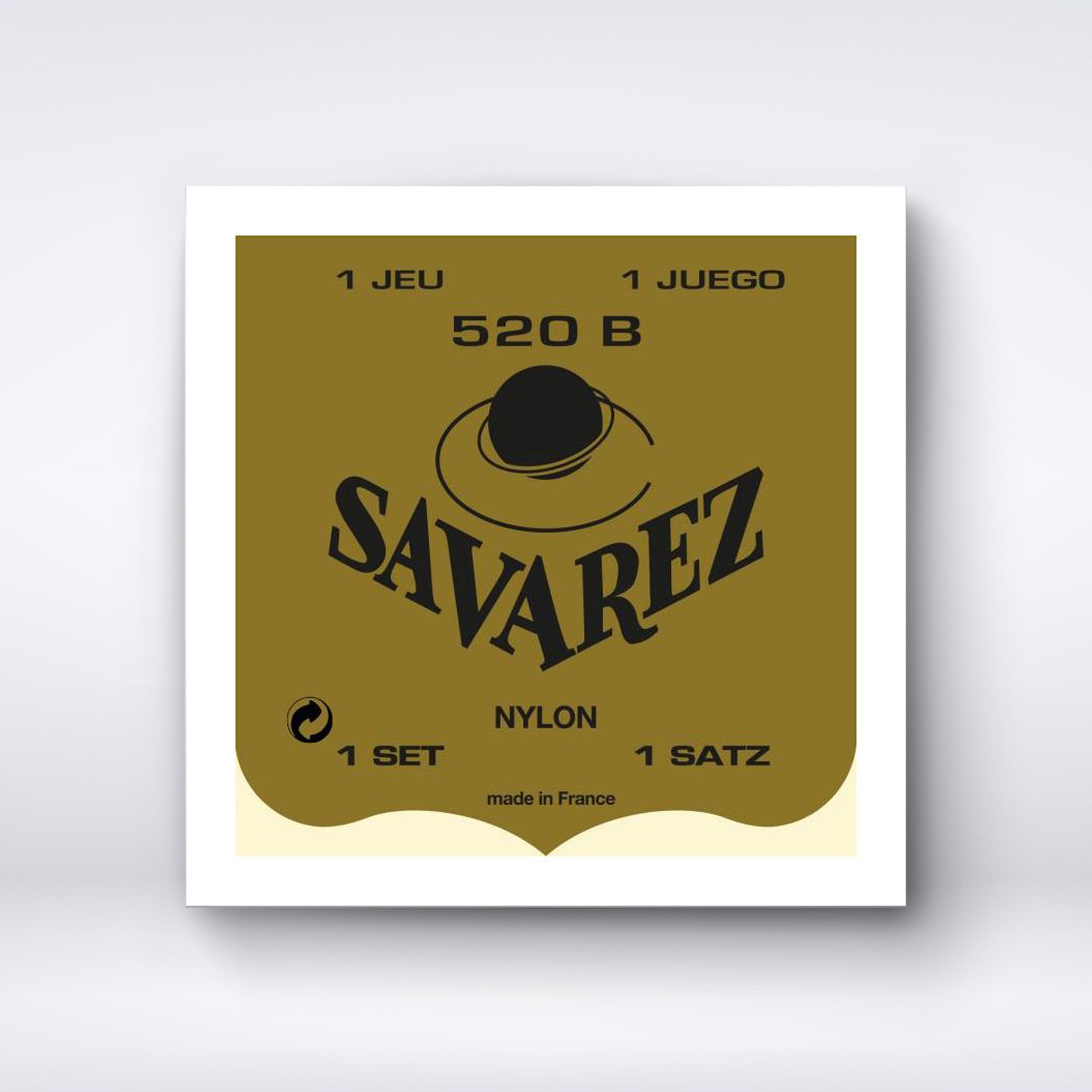 Savarez 520B White Label Low Tension Classical Guitar Strings