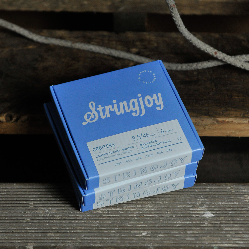 Stringjoy Orbiters | Coated Nickel Wound Electric Guitar Strings