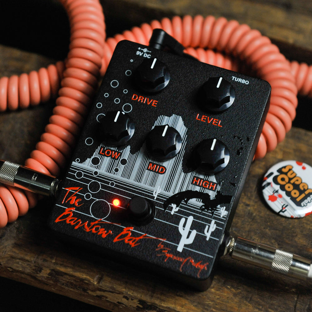 Supercool Pedals The Barstow Bat Limited Black Overdrive