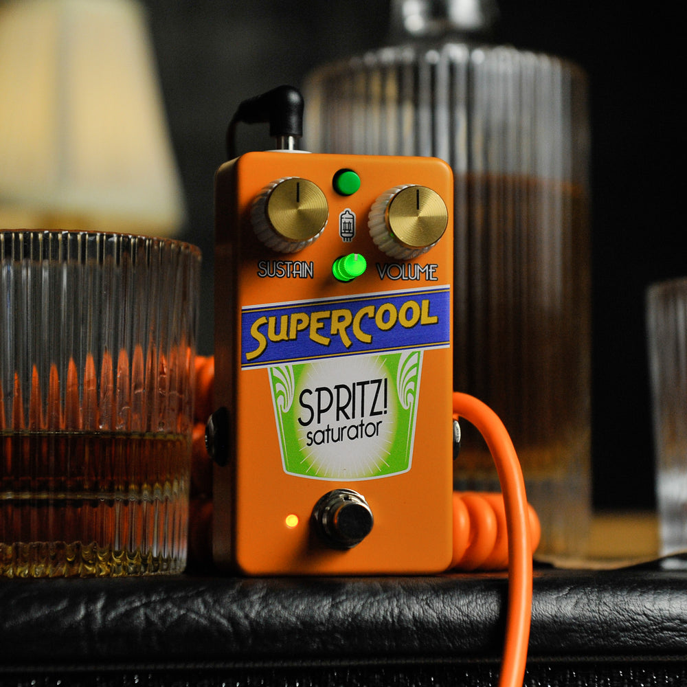 Supercool Pedals SPRITZ! Saturator Compressior Pedal