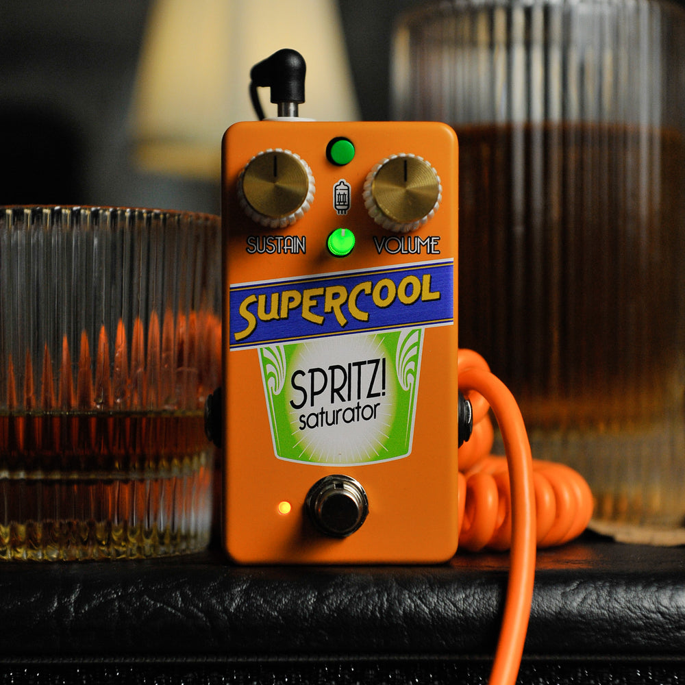 Supercool Pedals SPRITZ! Saturator Compressior Pedal