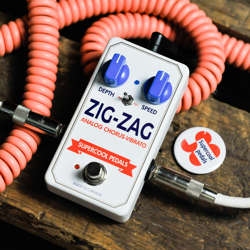 Supercool Pedals ZIG-ZAG Analog Chorus-Vibrato