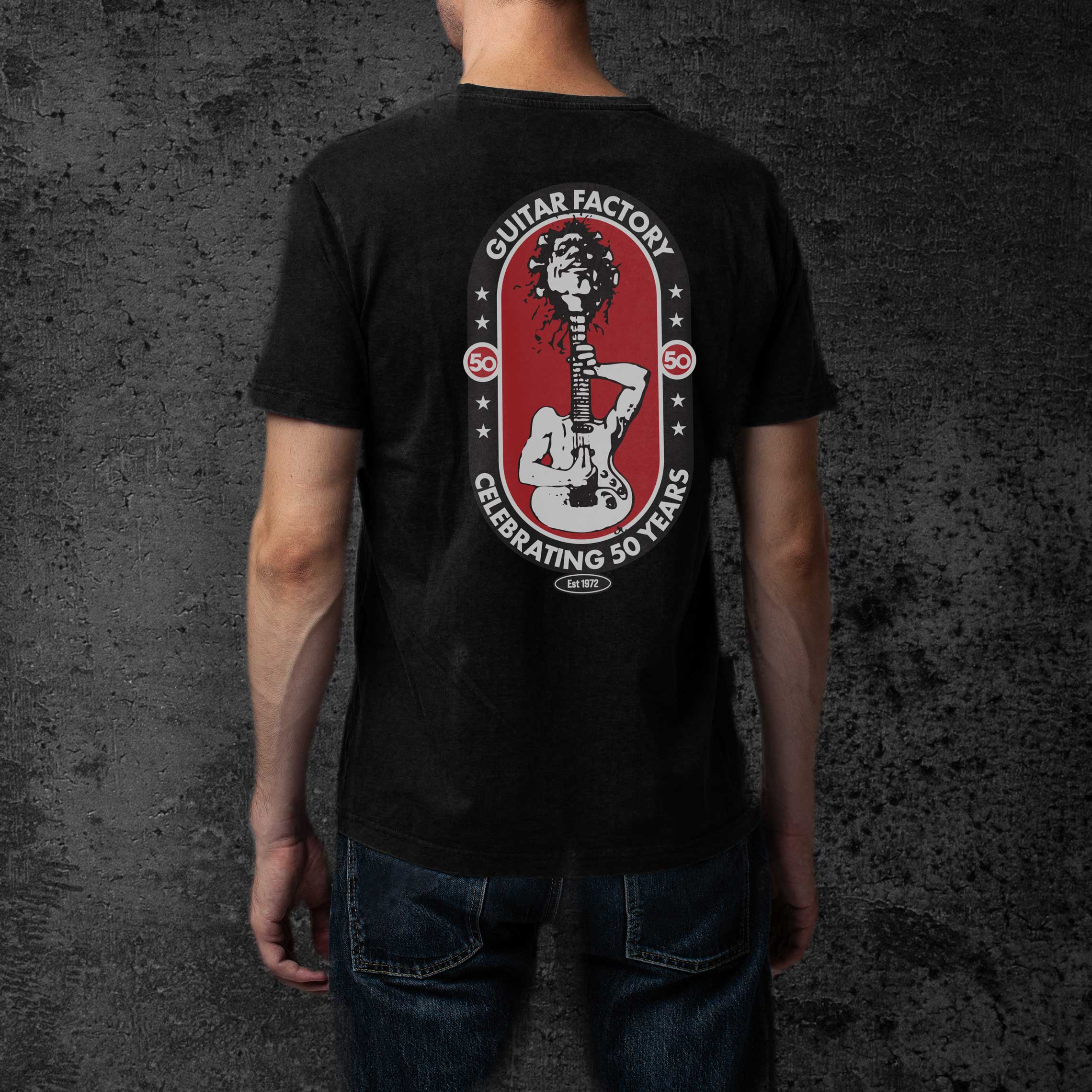 Guitar Factory 50th The Dude Black T-Shirt