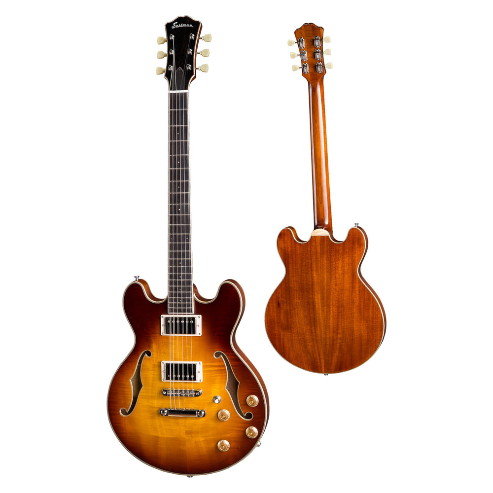 Eastman T184MX-GB 14" Thinline Semi-Hollow Electric Goldburst