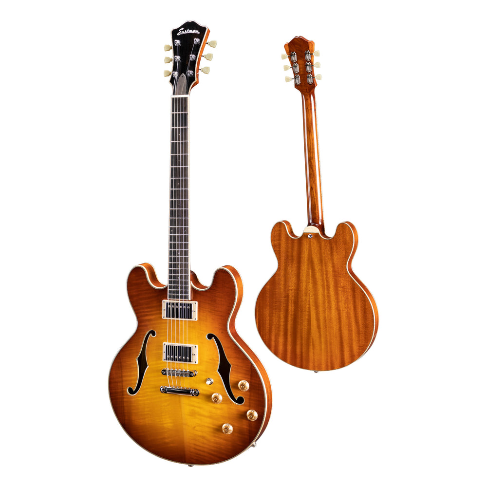 Eastman T186MX-GB 16" Thinline Semi-Hollow Electric Goldburst