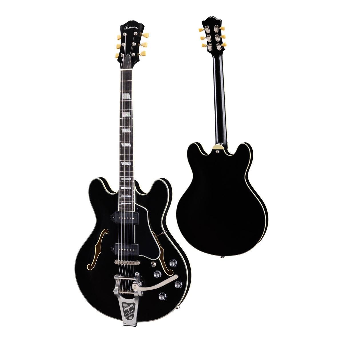 Eastman T64/TV-BK-LTD Thinline Semi-Hollow Electric Black LTD