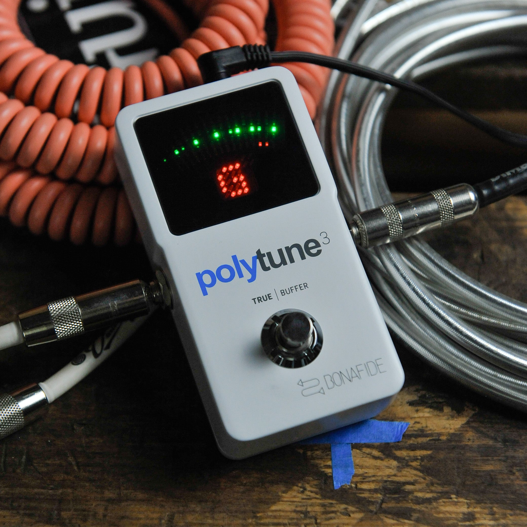 TC Electronic PolyTune 3 Pedal Tuner + Bona Fide Buffer