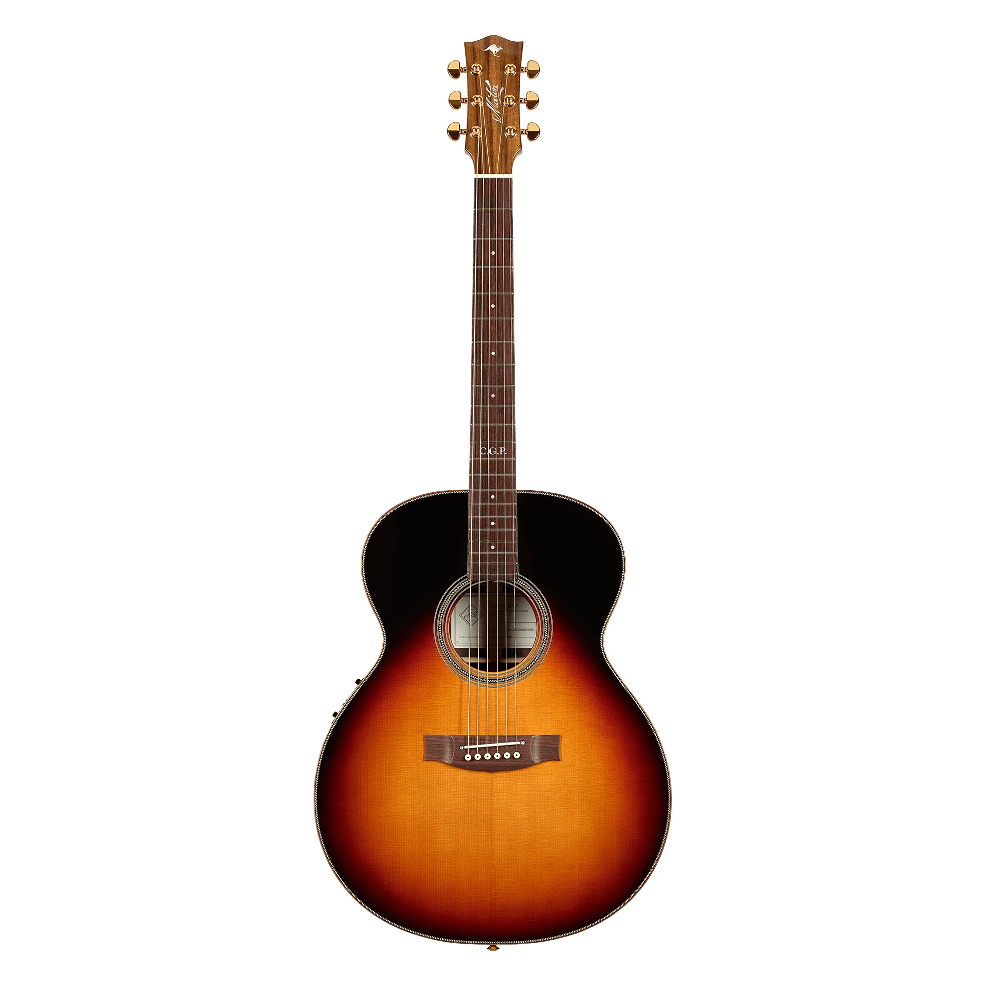 Maton Master Built The T.E. Personal Jumbo Sunburst Acoustic