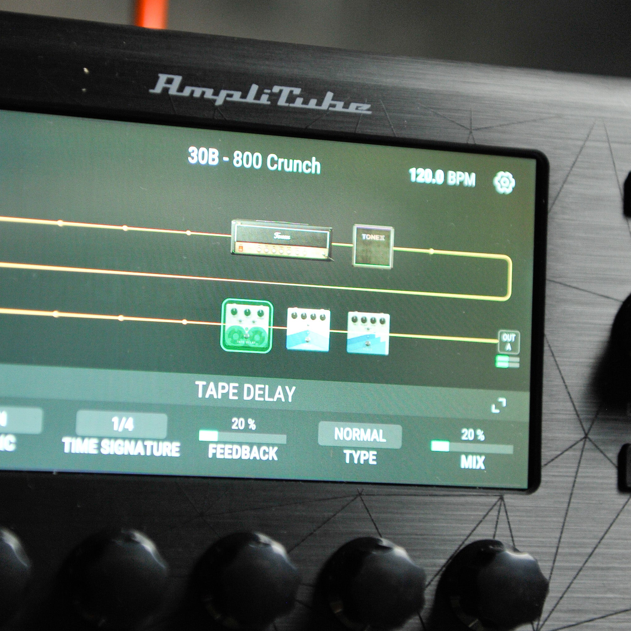 IK Multimedia TONEX BOARD All-in-One Guitar & Bass Amp Modeler Multi FX