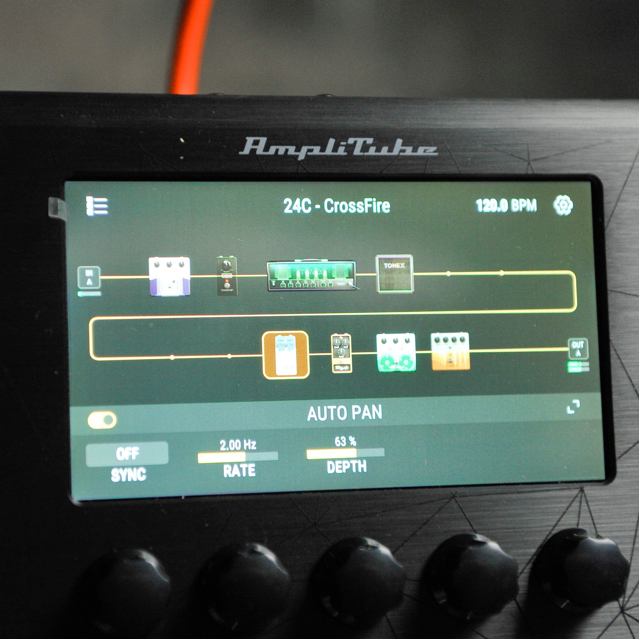 IK Multimedia TONEX BOARD All-in-One Guitar & Bass Amp Modeler Multi FX
