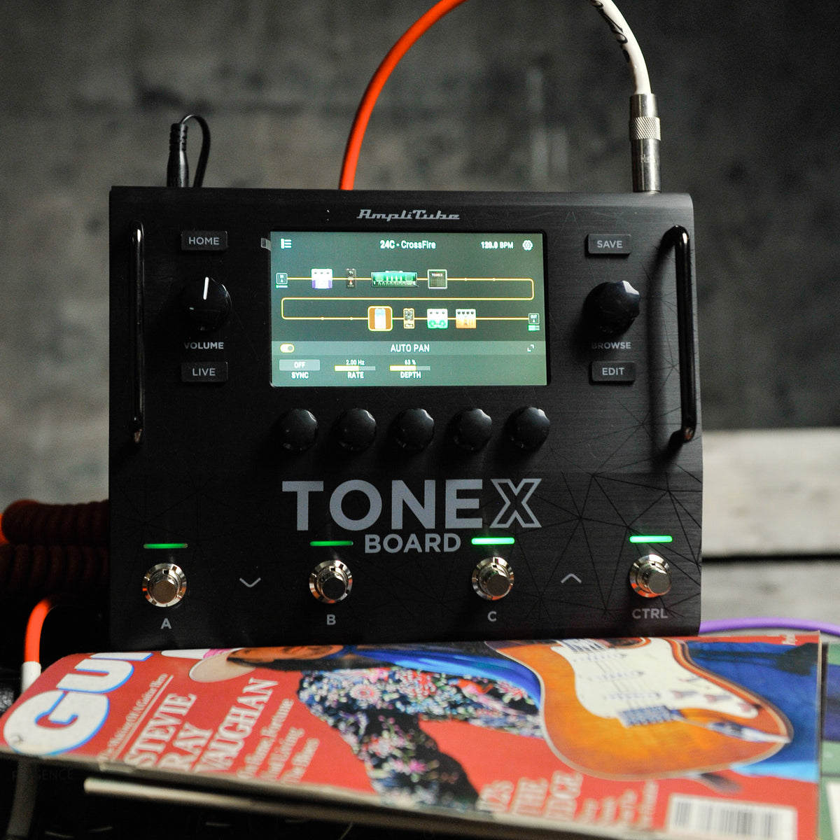 IK Multimedia TONEX BOARD All-in-One Guitar & Bass Amp Modeler Multi FX