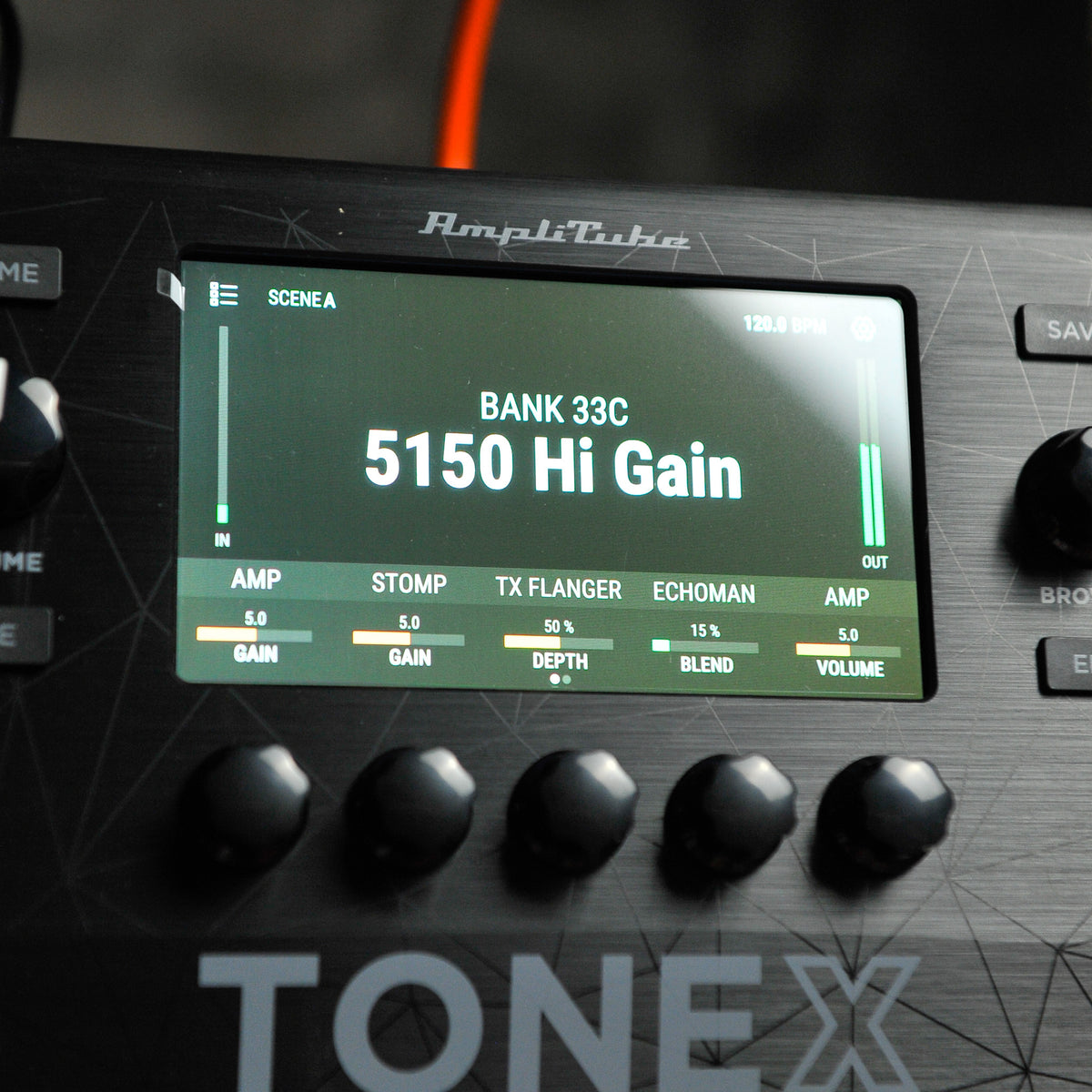 IK Multimedia TONEX BOARD All-in-One Guitar & Bass Amp Modeler Multi FX