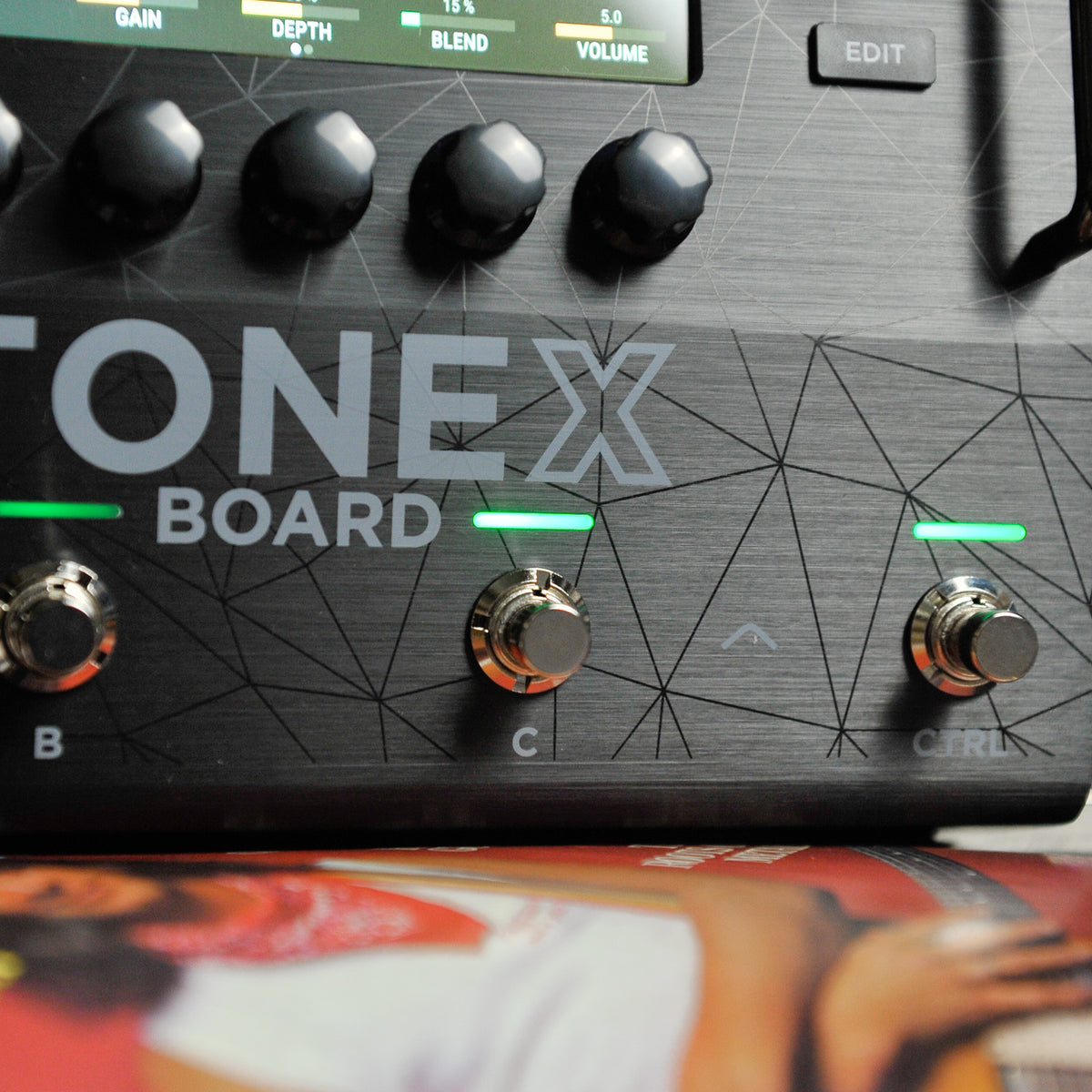 IK Multimedia TONEX BOARD All-in-One Guitar & Bass Amp Modeler Multi FX