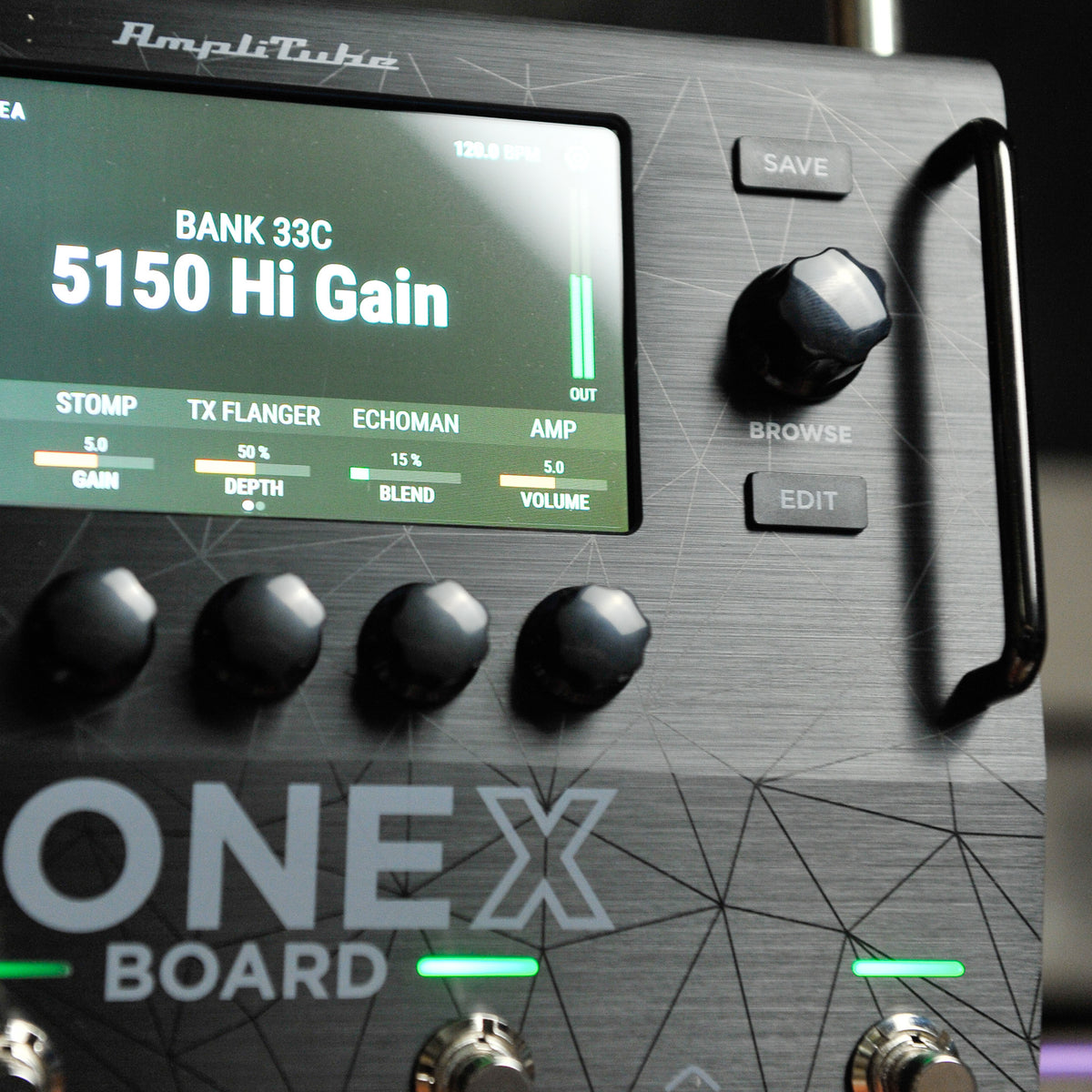 IK Multimedia TONEX BOARD All-in-One Guitar & Bass Amp Modeler Multi FX
